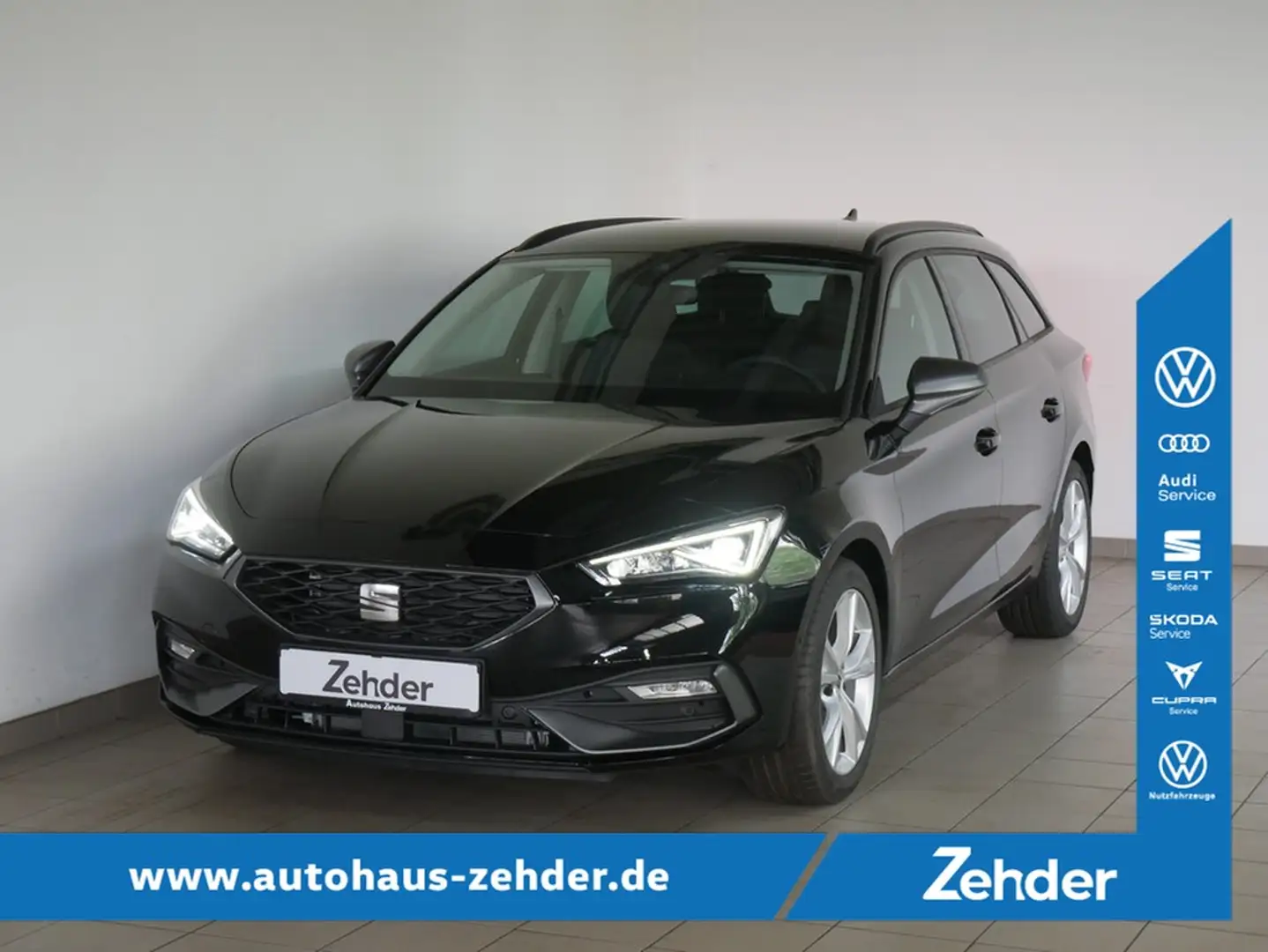 SEAT Leon SP 1,0 TSI FR +LED+3-Zonen-Climatronic Schwarz - 1