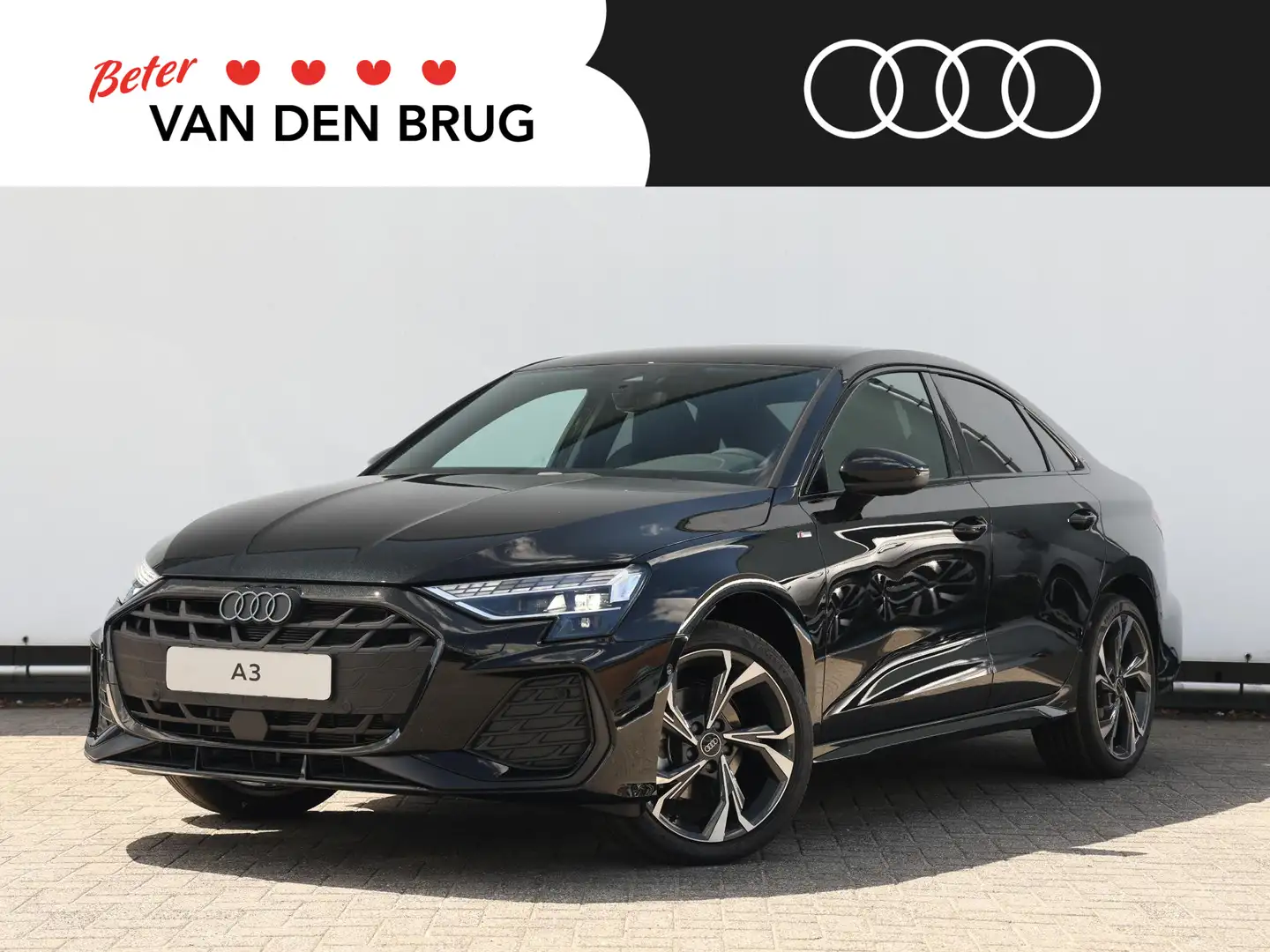 Audi A3 Limousine S edition 30 TFSI 116 PK Limousine | SON Zwart - 1