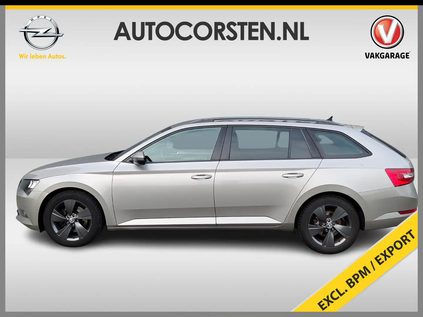 Skoda Superb Combi 1.6TDI 120PK Navi Ecc Trekhaak Apple Carplay Jaune - 2
