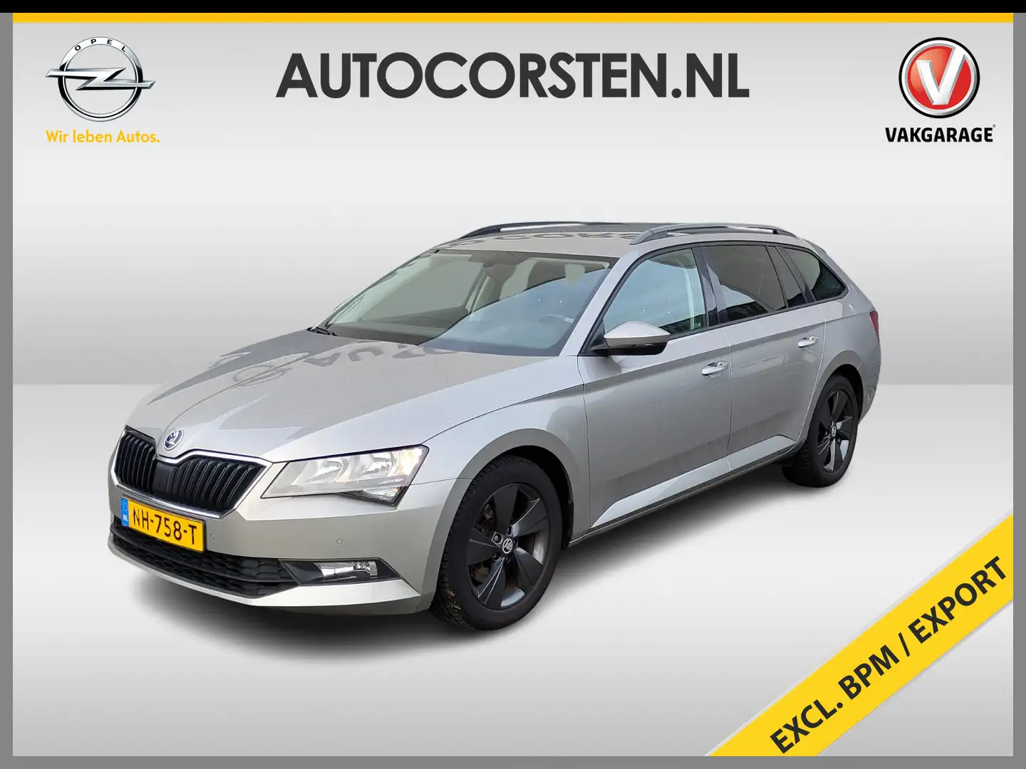 Skoda Superb Combi 1.6TDI 120PK Navi Ecc Trekhaak Apple Carplay Jaune - 1