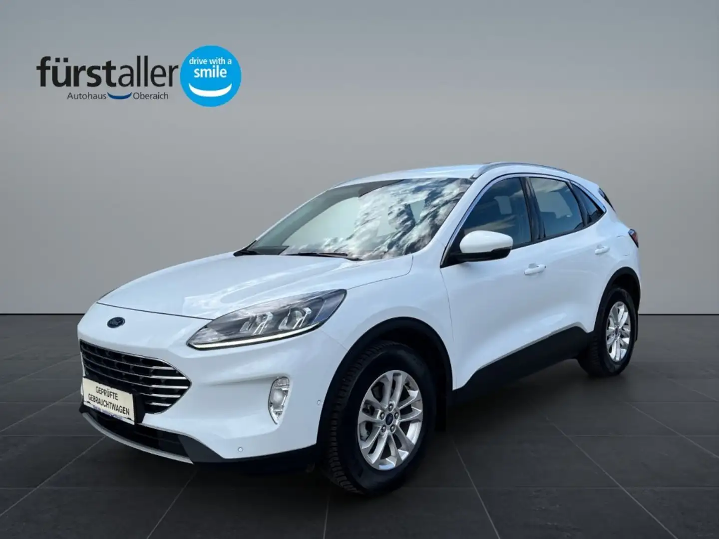 Ford Kuga 2,5 Duratec FHEV Titanium Aut. Weiß - 1