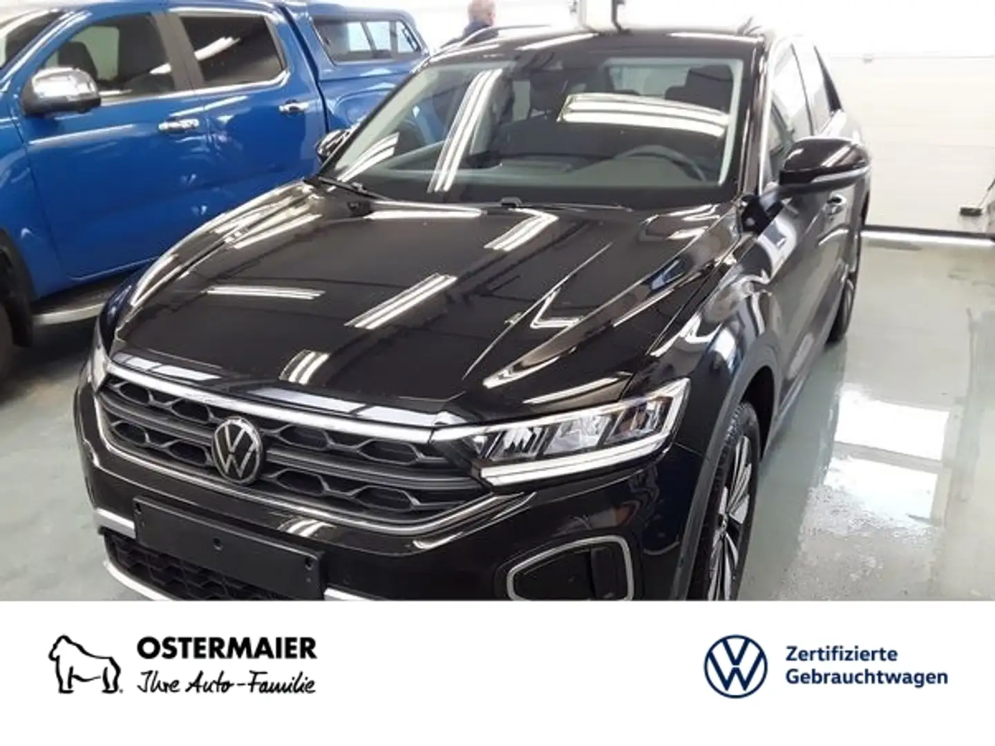 Volkswagen T-Roc MOVE 1.0TSI 110PS ACC.5J-G.AHK.NAVI.2xPDC.LED.APP- Schwarz - 1