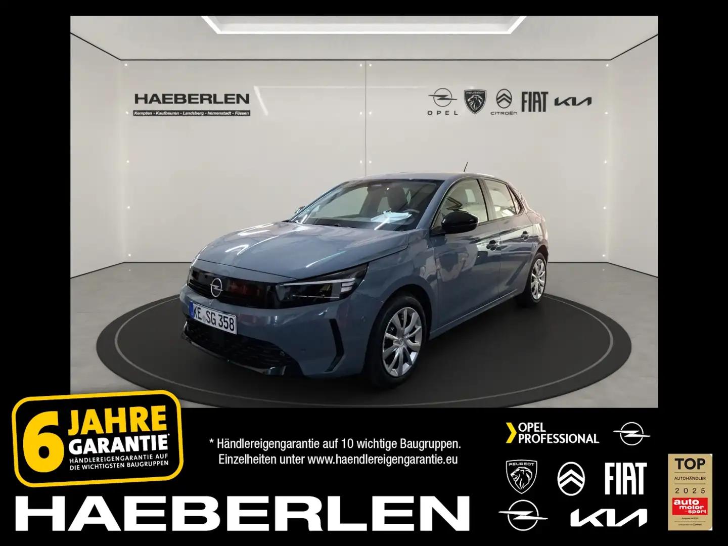 Opel Corsa F 1.2 Turbo ALLWETTER*PDC*SHZ+LHZ*DAB*LED* Grau - 1