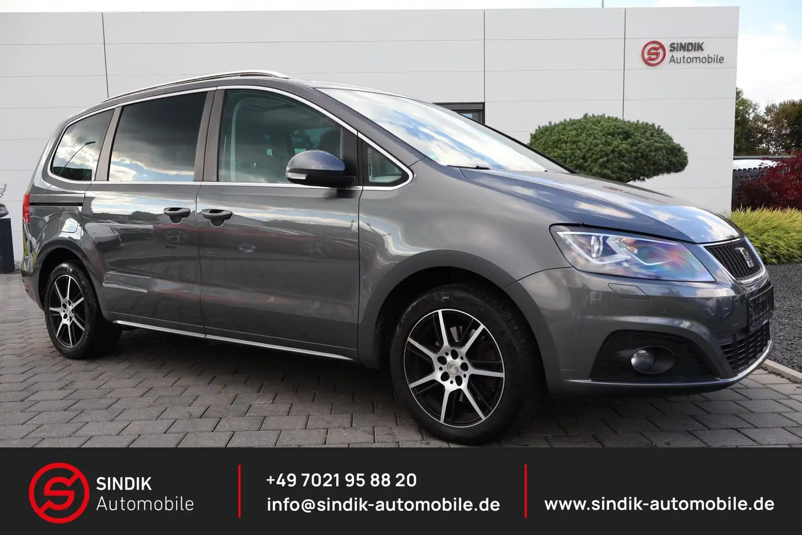 SEAT Alhambra Style 2.0 TDI 7 Sitzer-Navi-Kamera-Pano Grau - 1
