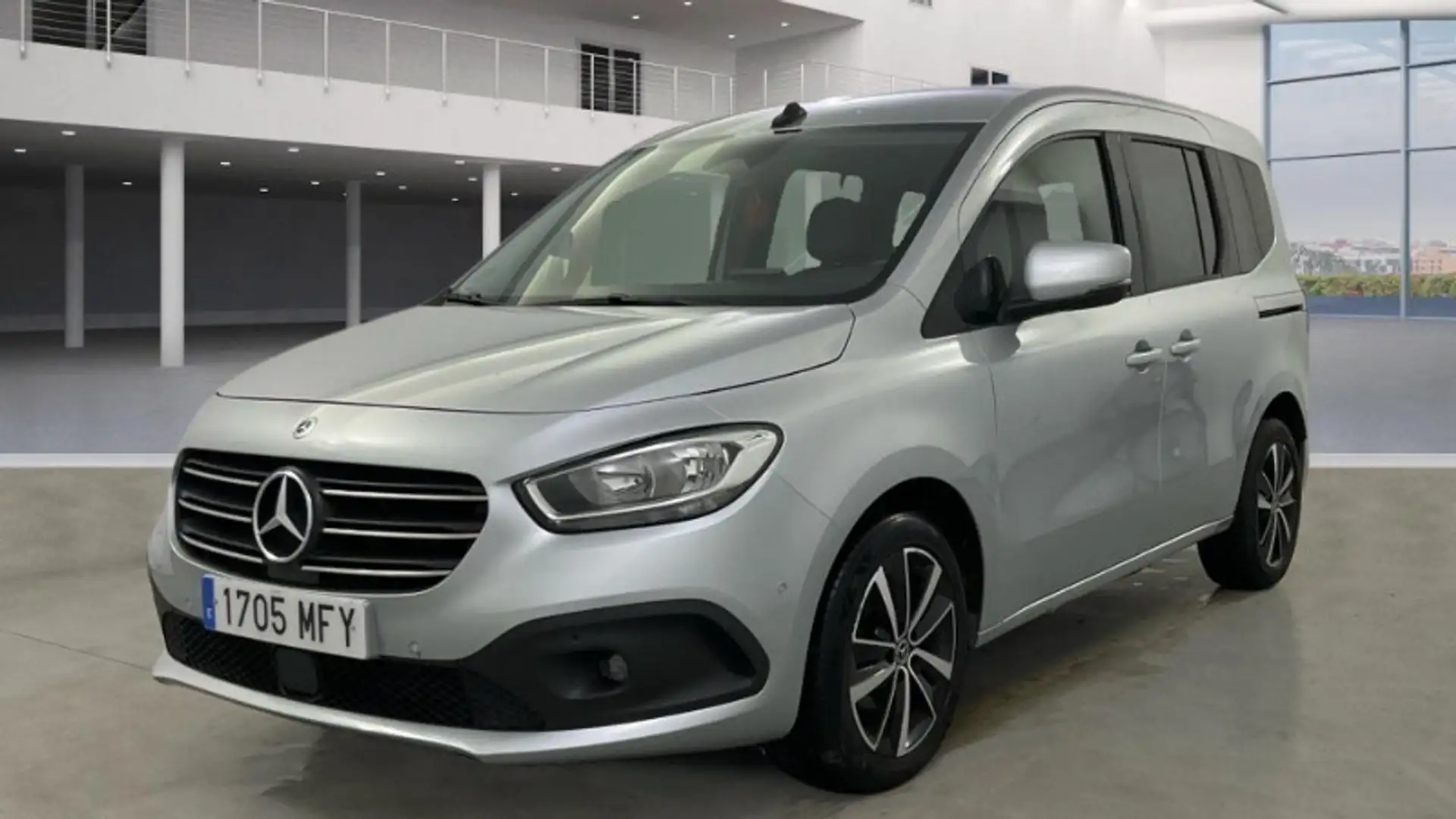Mercedes-Benz T-Class Classe T 180d automatica 7m. pelle alcantara Argent - 1