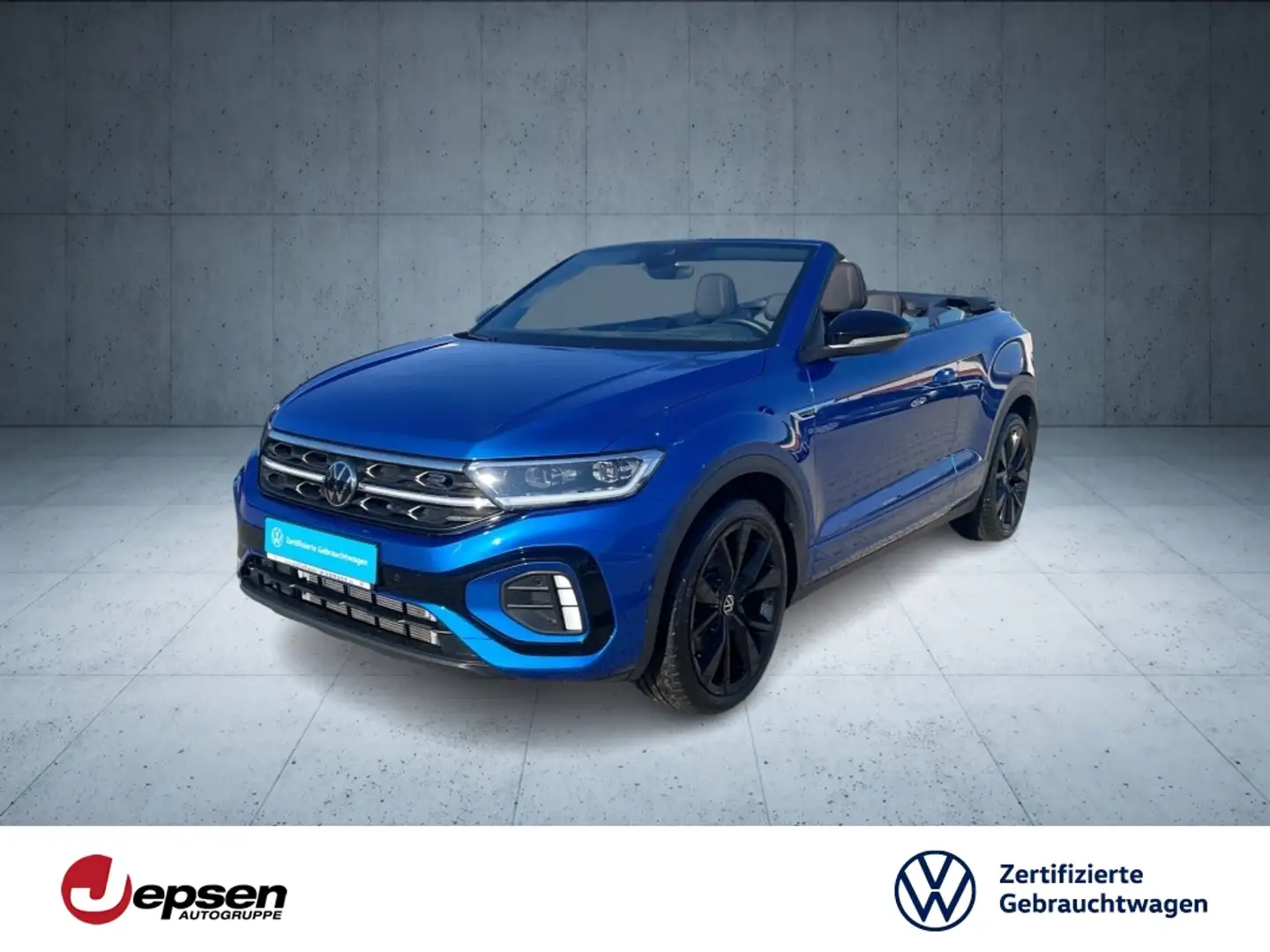 Volkswagen T-Roc Cabrio R-Line 1.5 TSI DSG ACC+AHK+RearView Blau - 1