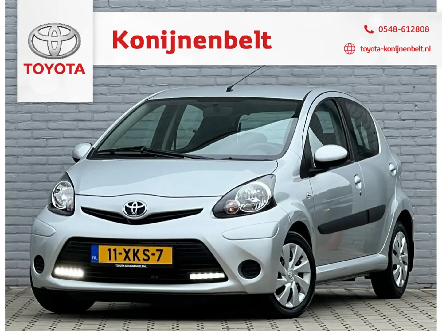 Toyota Aygo 1.0 VVT-i Aspiration Automaat 5-deurs | NL auto | Grijs - 1