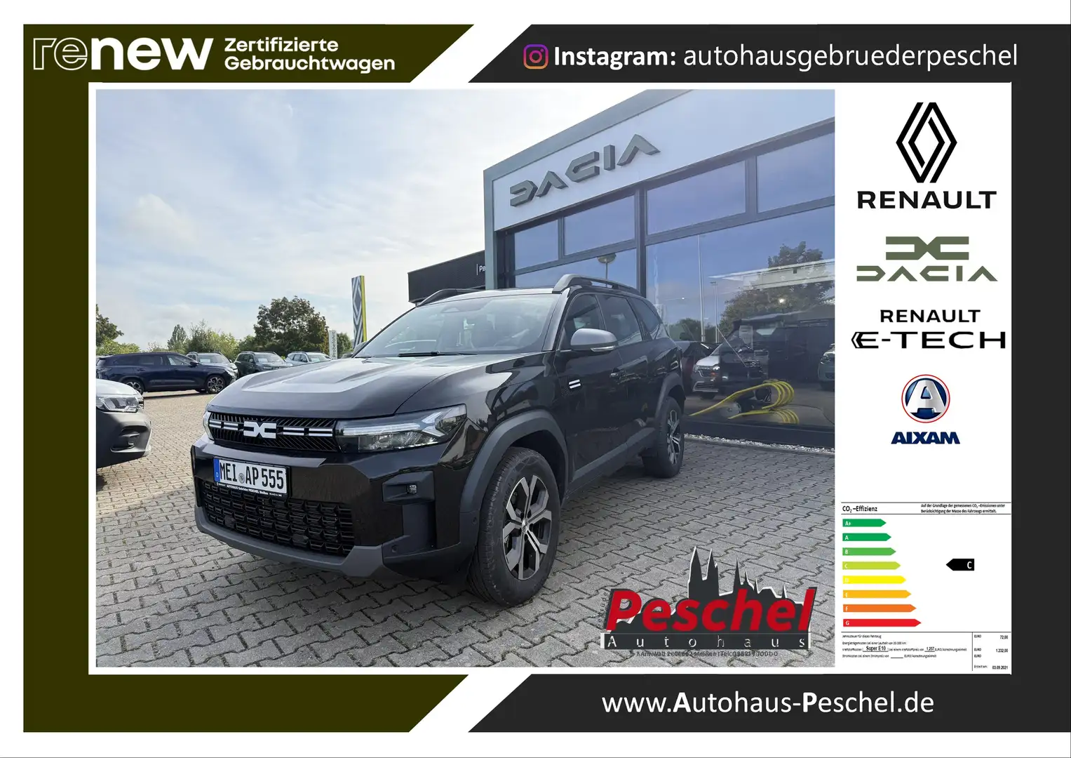 Dacia Bigster Hybrid 155 Expression Navi 360°Kamera Winterpak Negro - 1