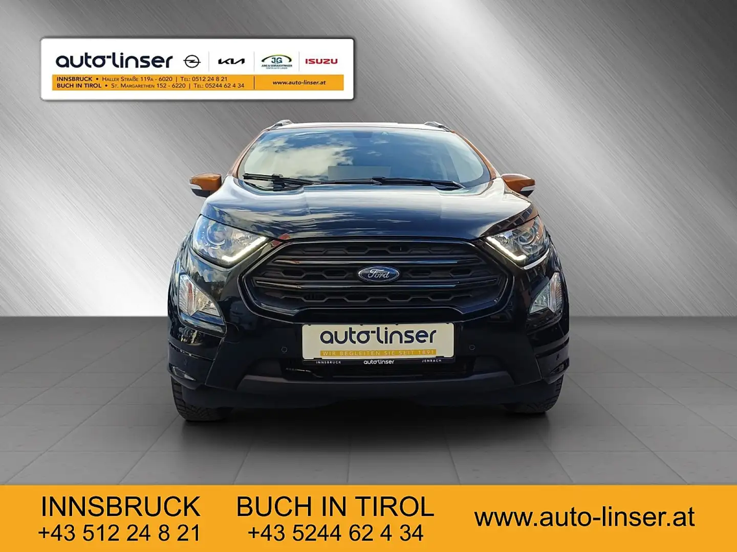 Ford EcoSport 1,0 EcoBoost ST-Line Schwarz - 2