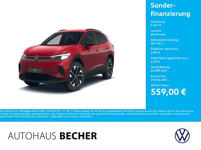 Volkswagen ID.4 Pure 140 kW / 58 kWh /Navi/LED/IQ.Drive