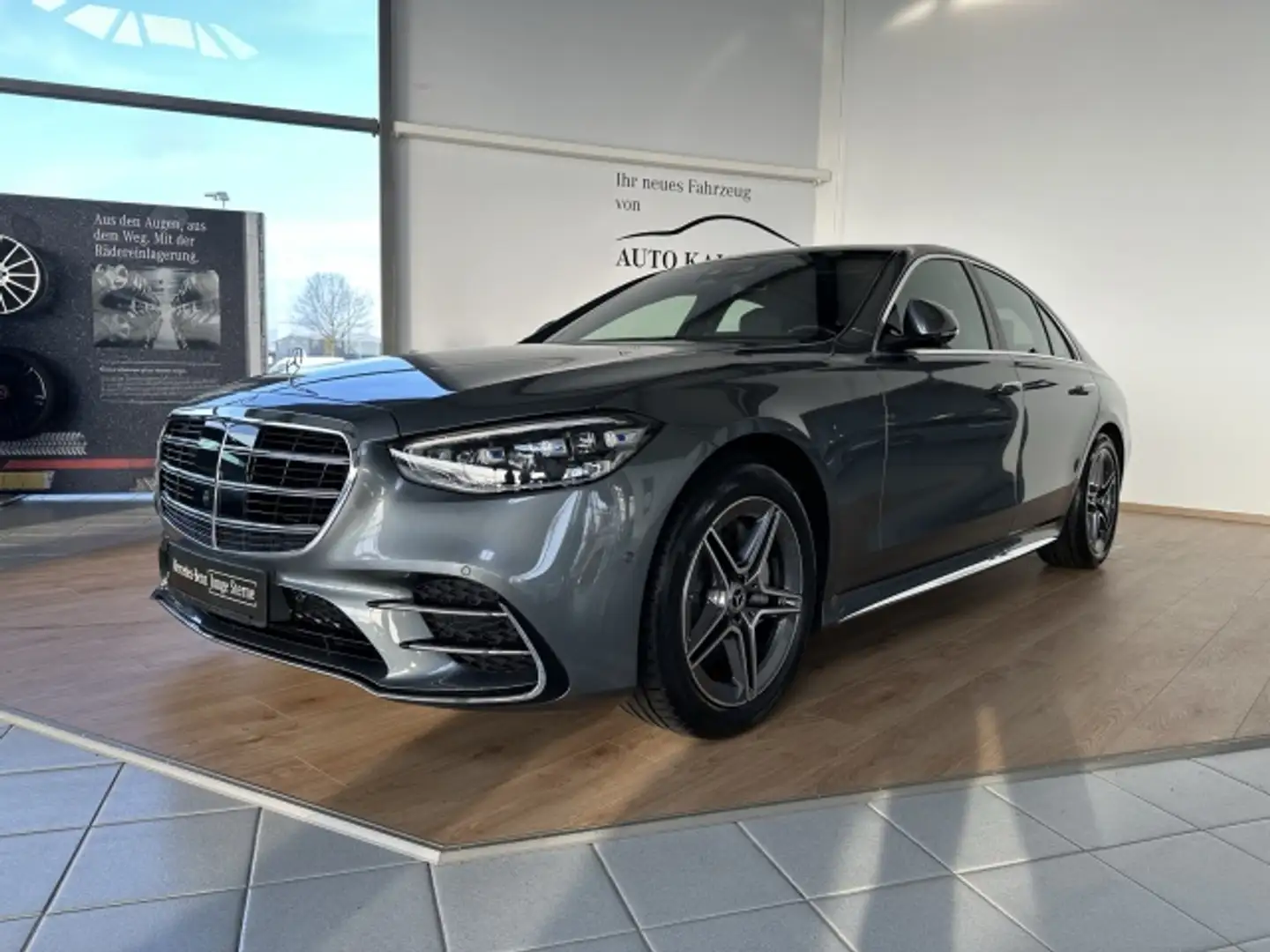 Mercedes-Benz S 580 S 580 4M AMG PANORAMA+360°+DISTRONIC+HEAD-UP Navi Gris - 2