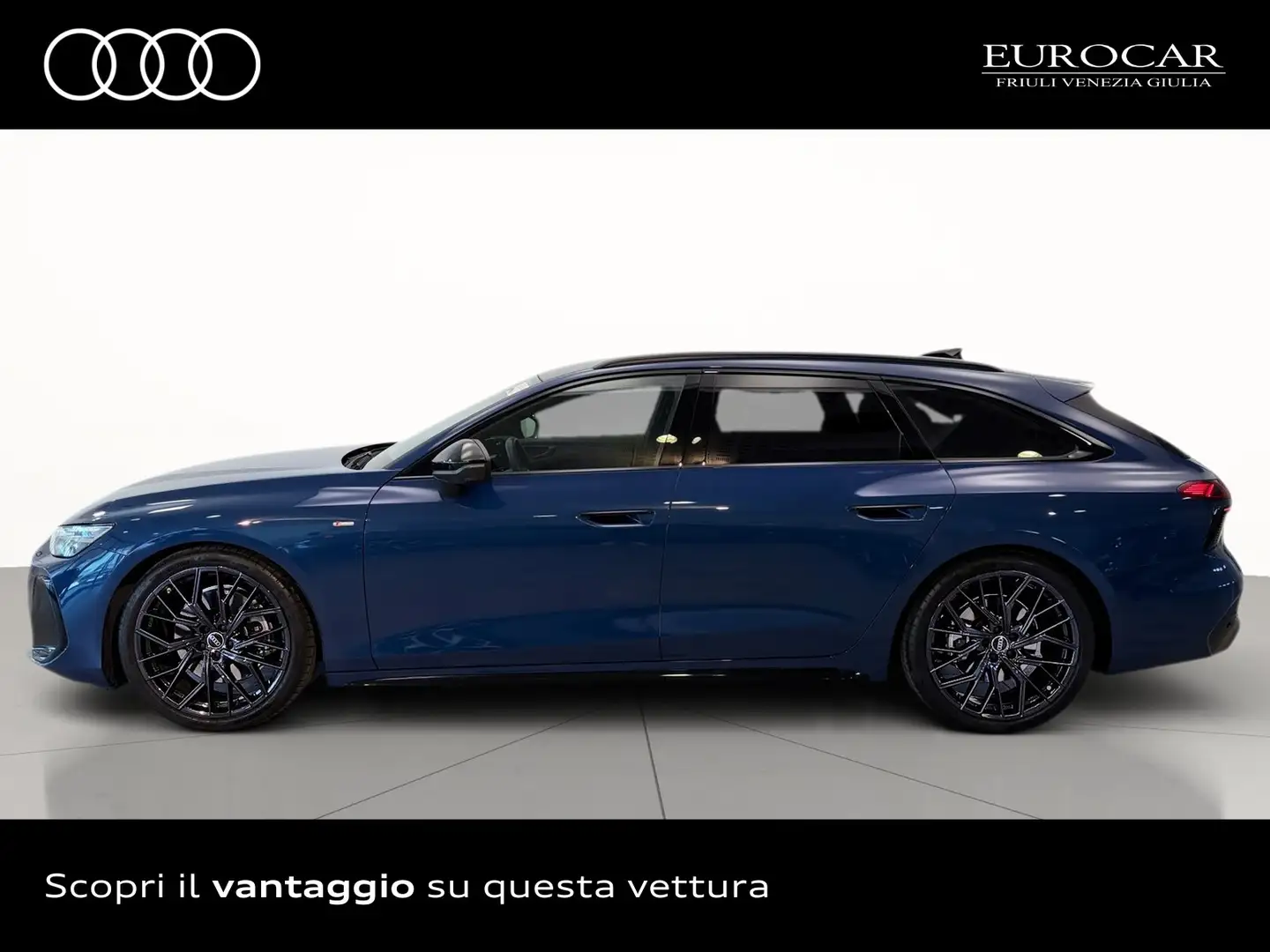 Audi A6 avant 2.0 tdi mhev + s line edition quattro s-tron Blauw - 2