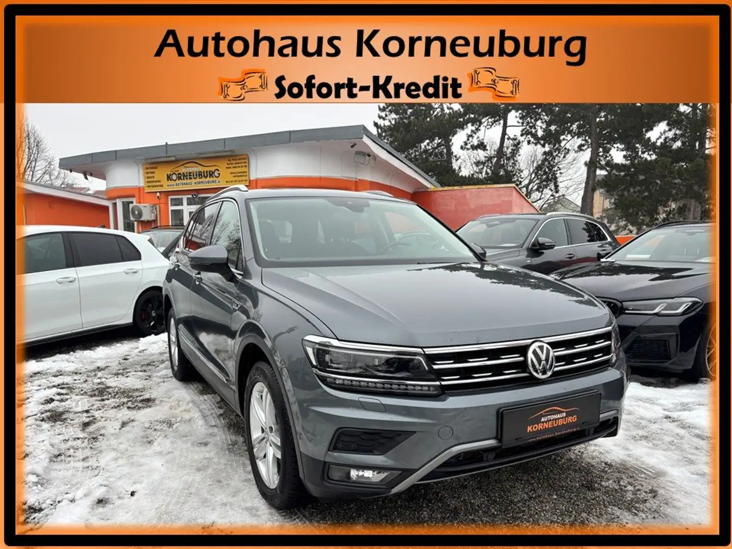 Volkswagen Tiguan Allspace DSG*Highline*1.Besitz*Leder*Massagesitz*Allrad*AHV Grau - 1