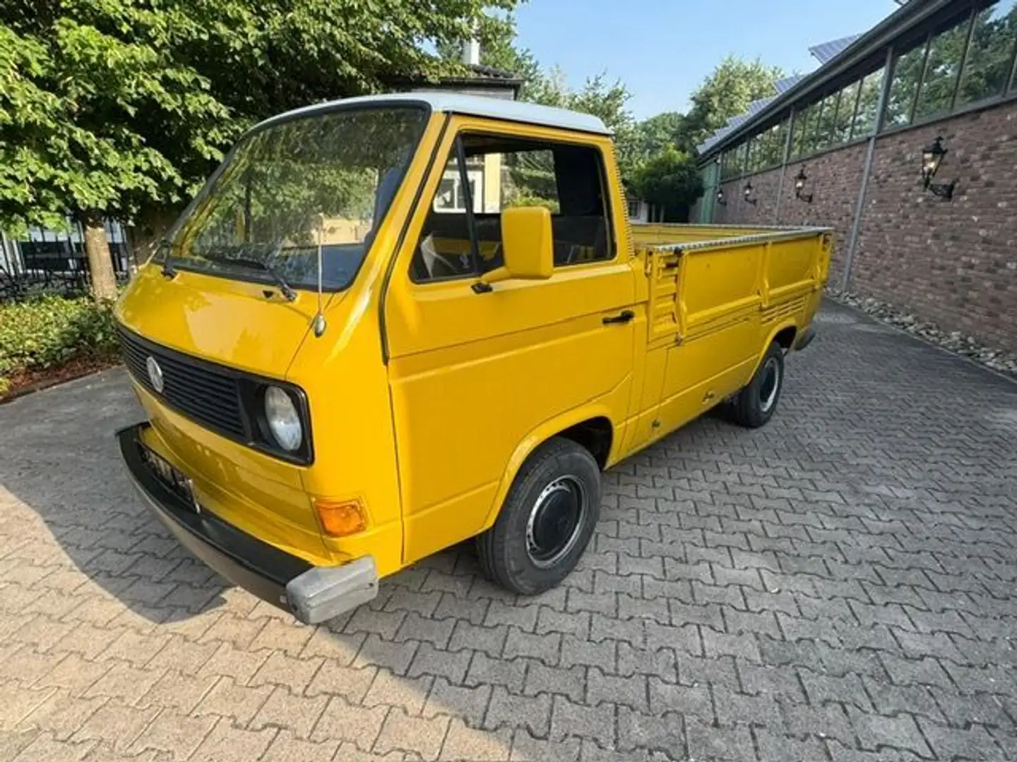 Volkswagen T3 Pritsche Oldtimer H Kennzeichen Żółty - 1