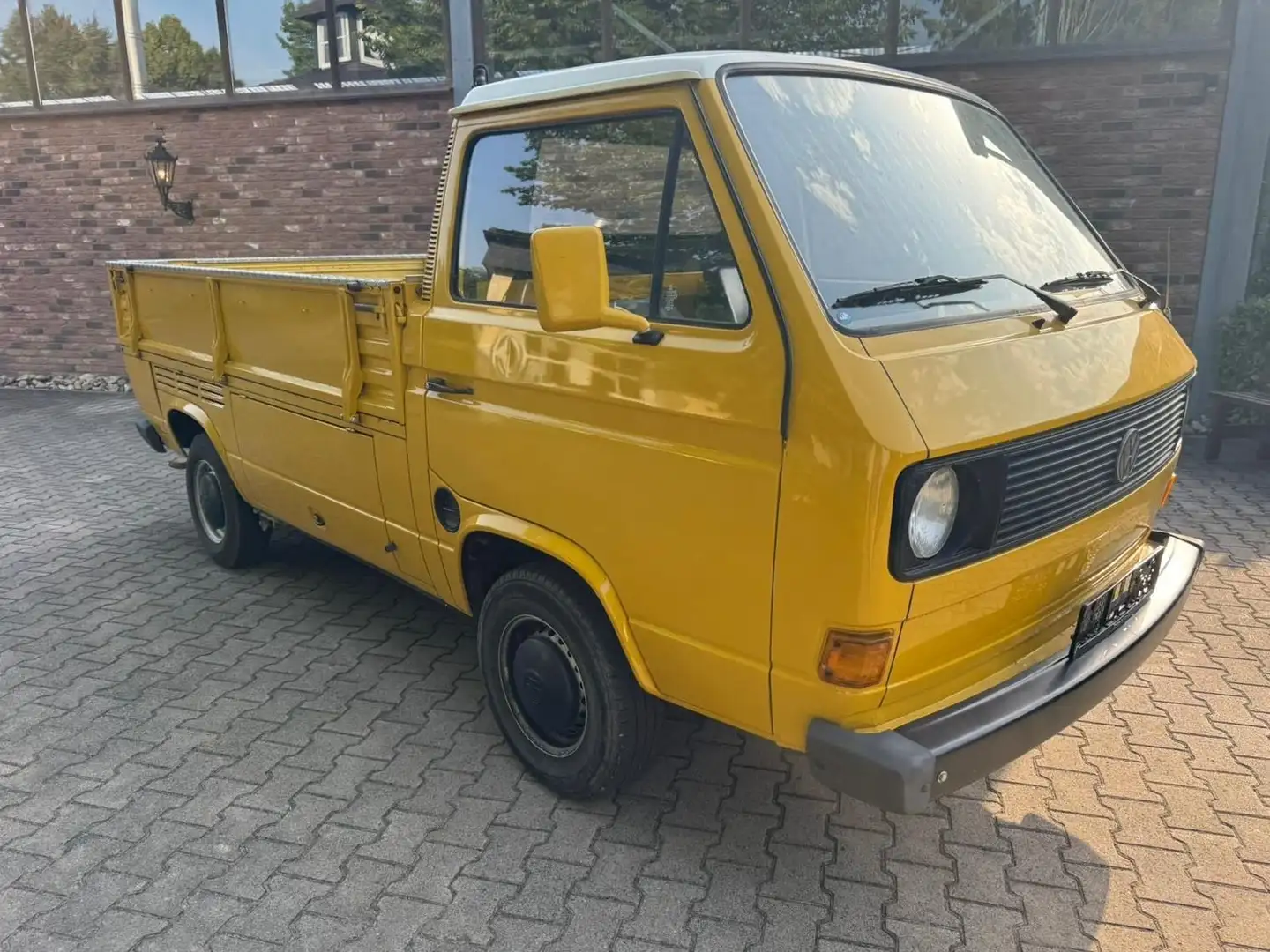 Volkswagen T3 Pritsche Oldtimer H Kennzeichen Żółty - 2