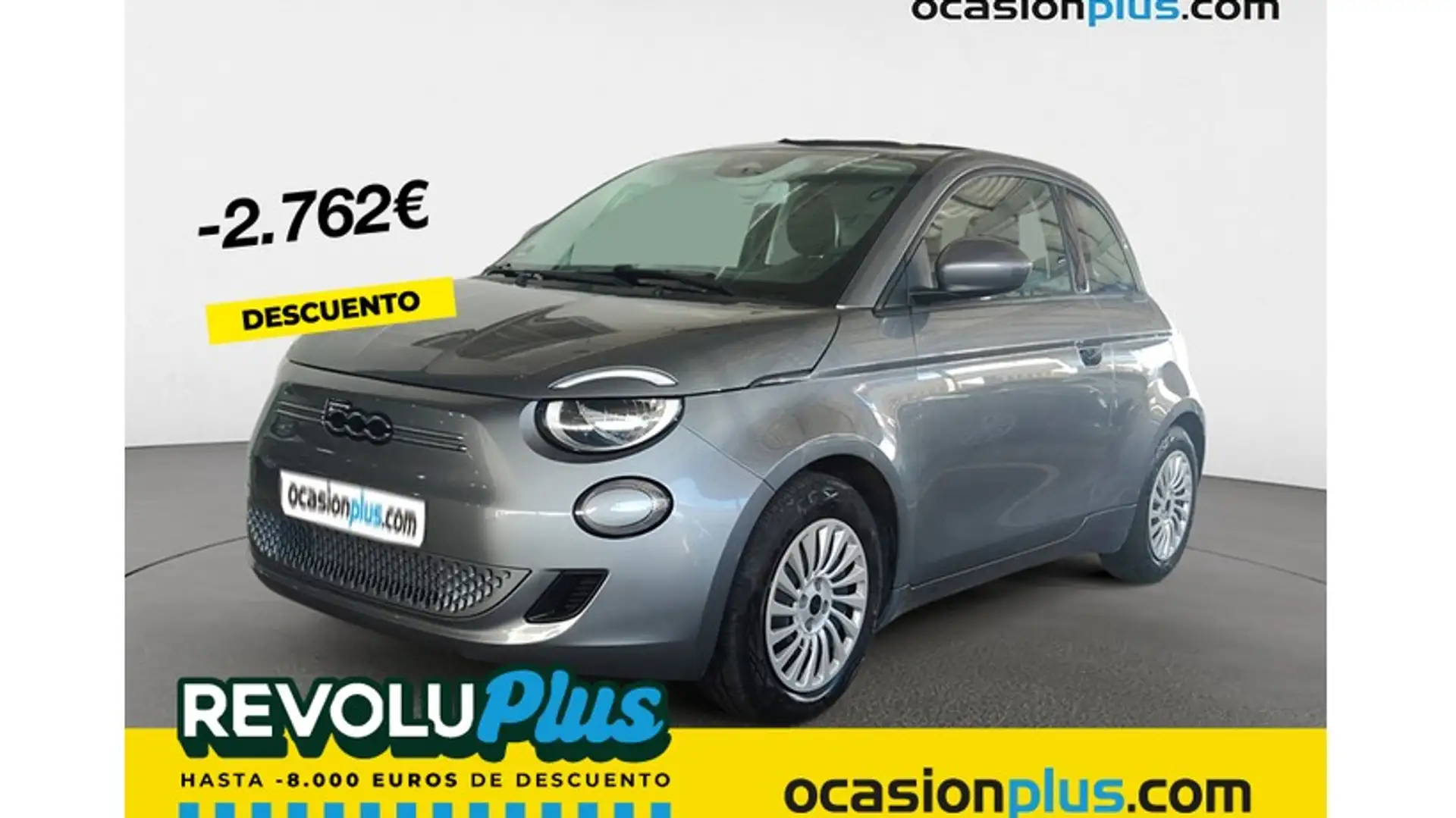 Fiat 500e 70Kw Action Gris - 1