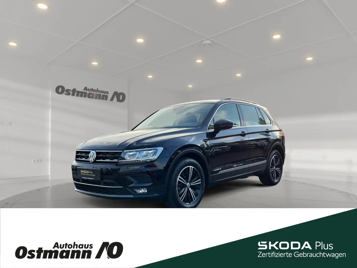Volkswagen Tiguan Highline 110kw TDI DSG *NAVI*PDC VO/HI* Schwarz - 1