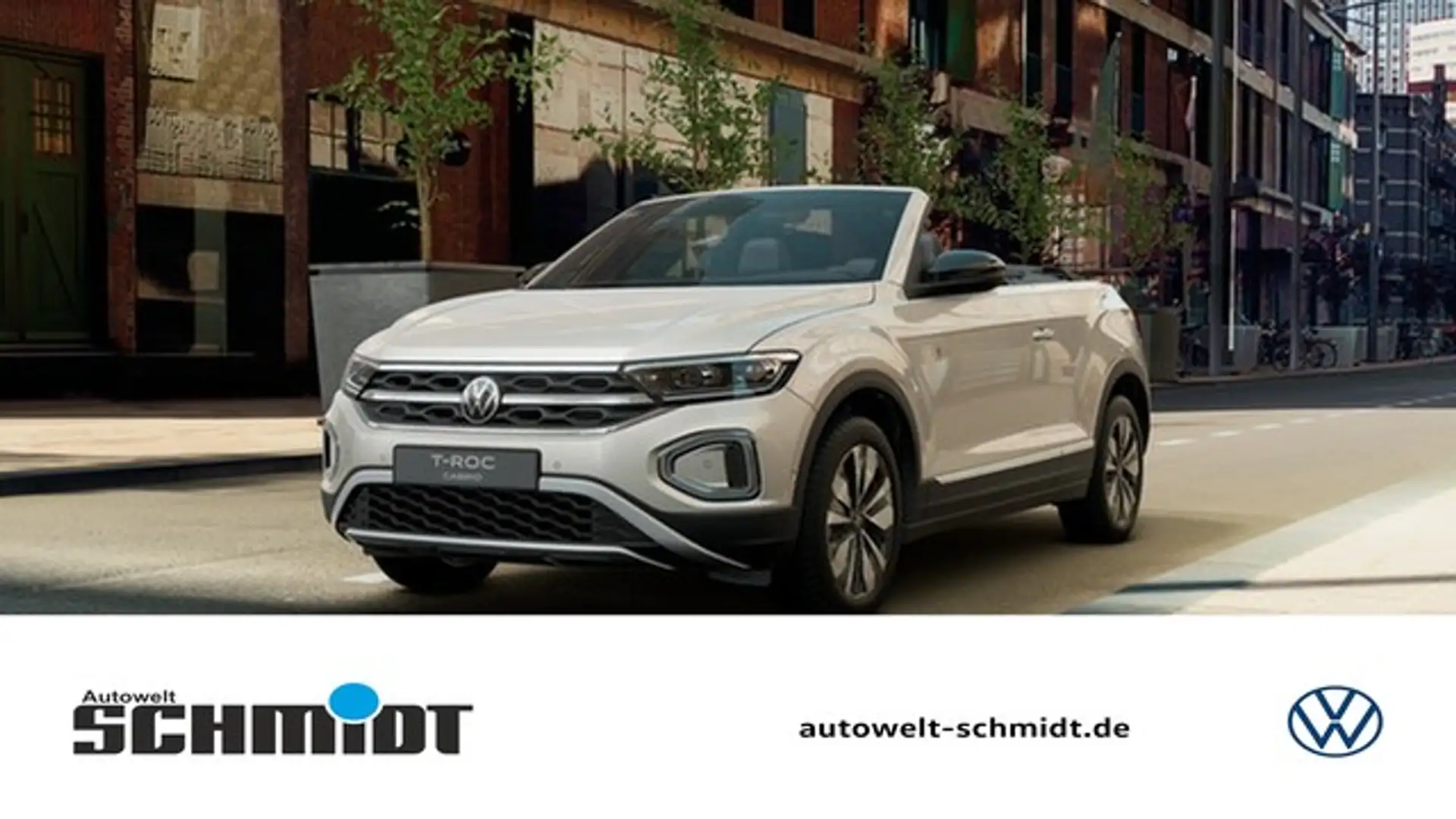 Volkswagen T-Roc Cabriolet "GOAL" 1.5 l TSI 7-Gang-DSG AHK NAVI ... Silber - 1