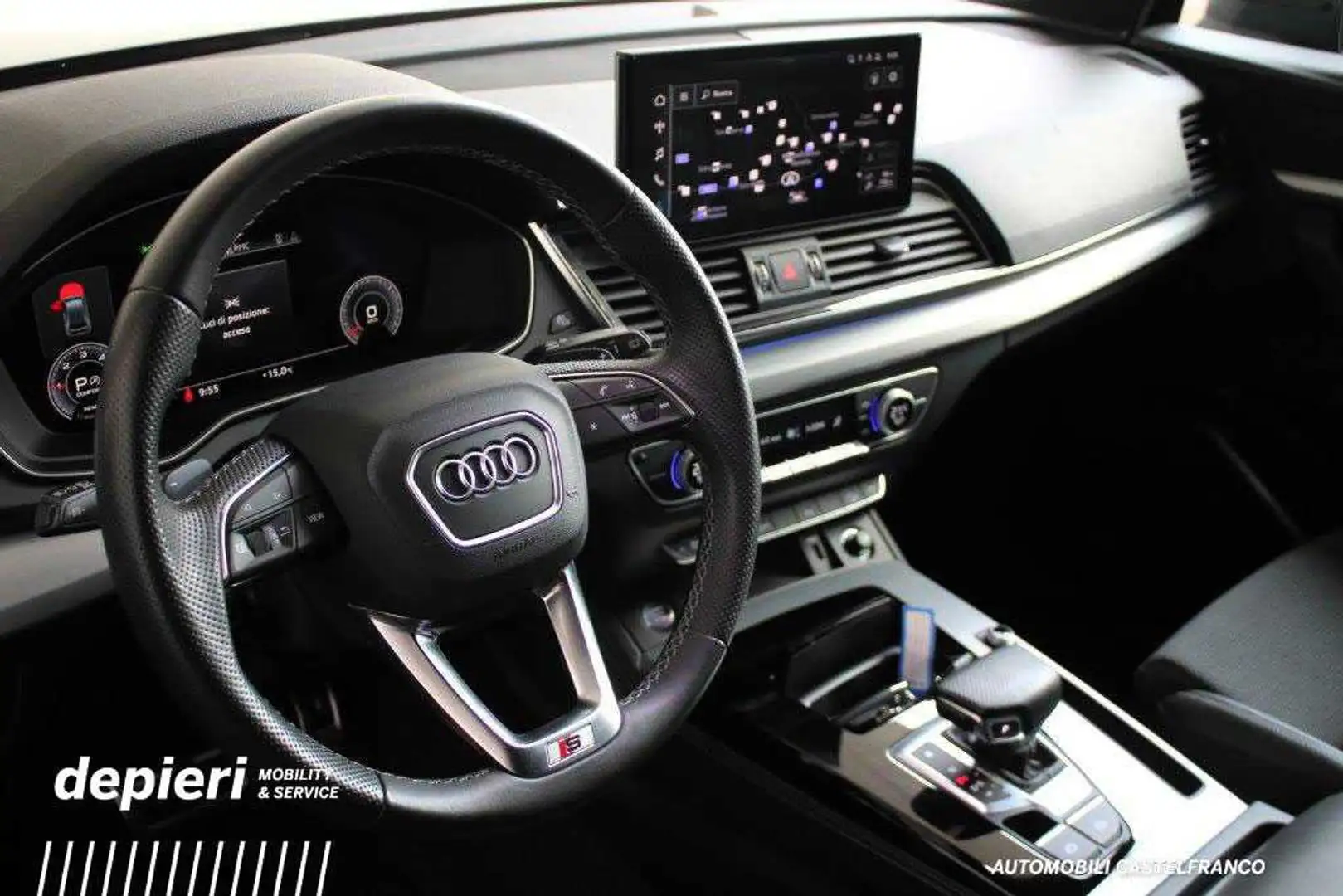 Audi SQ5 Q5 Sportback 40 TDI quattro S tronic S line plus Bleu - 2