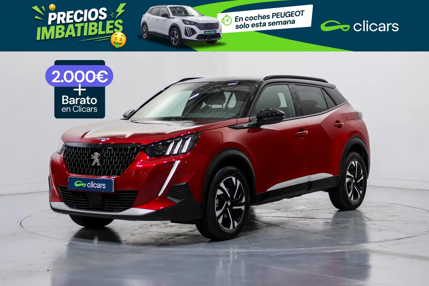 Peugeot 2008 1.2 PureTech S&S GT 130 Rojo - 2