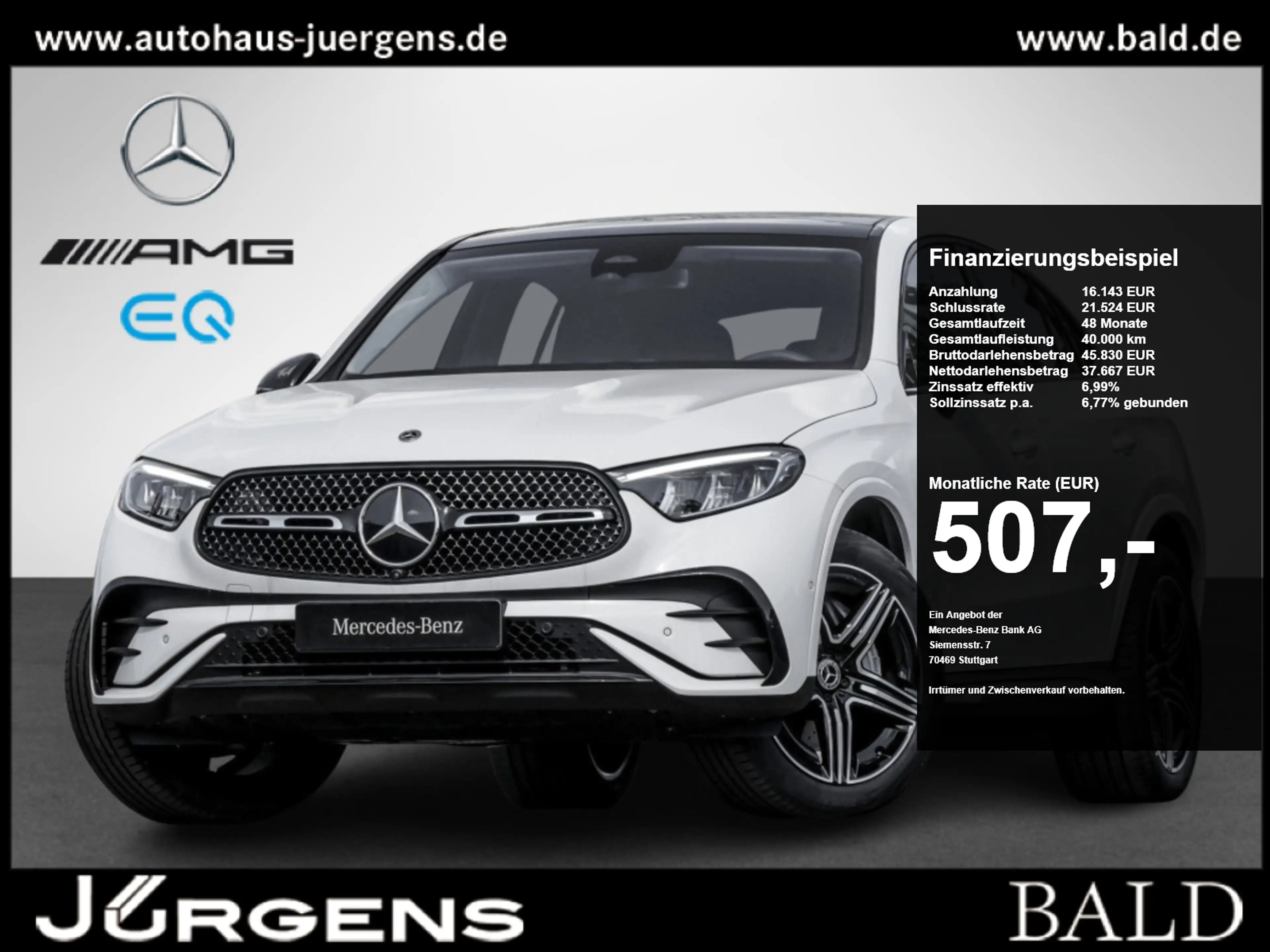 Mercedes-Benz GLC 220 d 4M Cp AMG-Sport/Pano/AHK/Night/360/20"