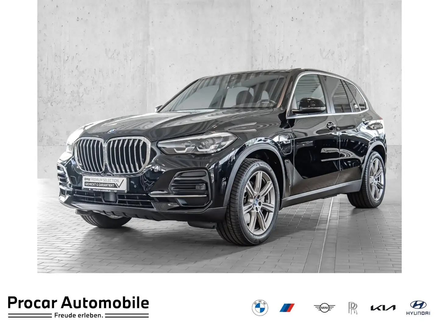 BMW X5 xDrive45e Leas. ab 700€ ohne Anz. 10.000km/pa Negro - 1
