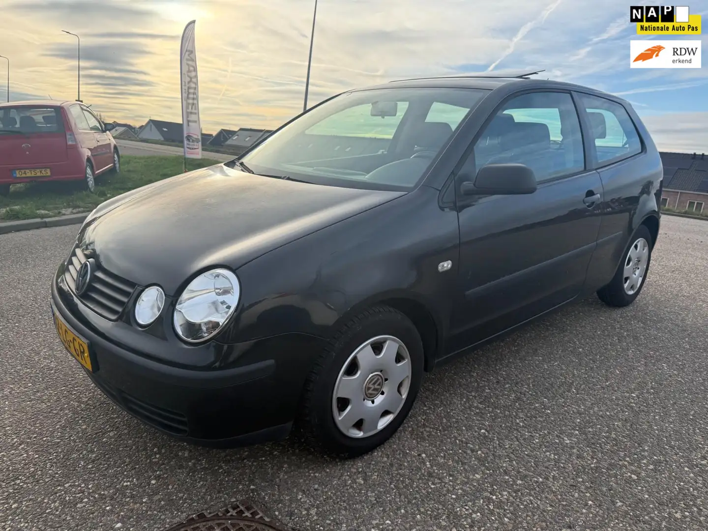 Volkswagen Polo 1.2-12V Opendak Stuurbekrachtiging 1e Eig. APK Zwart - 1