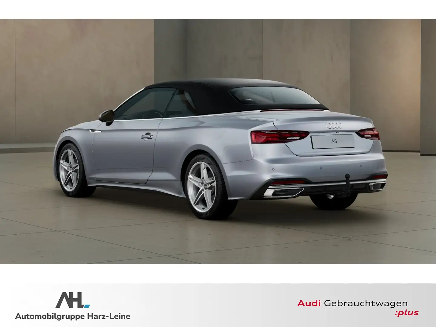 Audi A5 Cabriolet 35 TDI advanced AHK Matrix LED Smartphon Silber - 2
