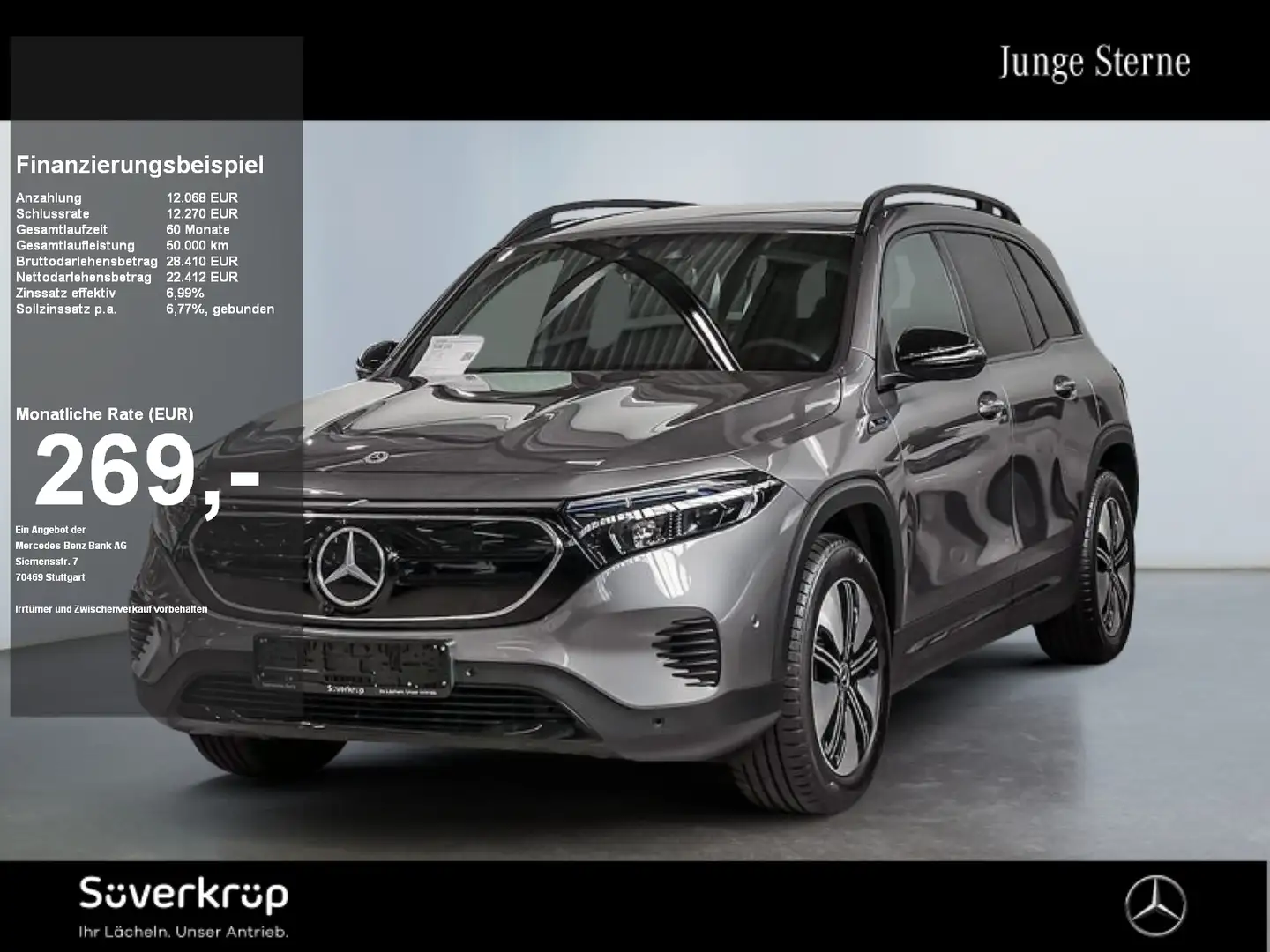 Mercedes-Benz EQB 250 NIGHT SPUR 360 SHZ PDC Gris - 1