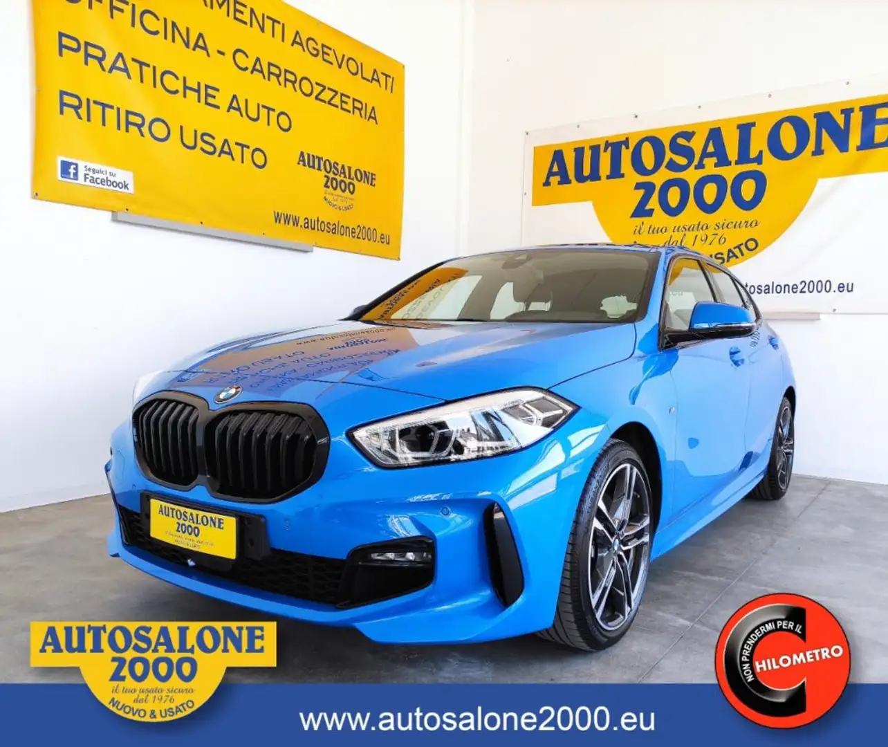 BMW 118 d 5p. Msport  m sport SEDILI RISCALDATI Blu/Azzurro - 1