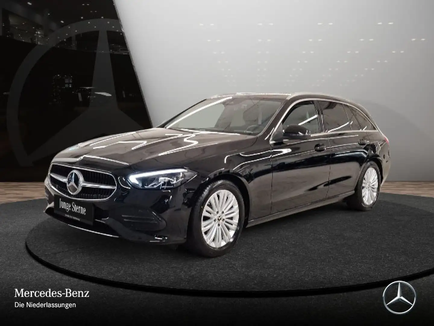 Mercedes-Benz C 200 T AVANTG+AHK+LED+KAMERA+TOTW+KEYLESS+9G Schwarz - 2