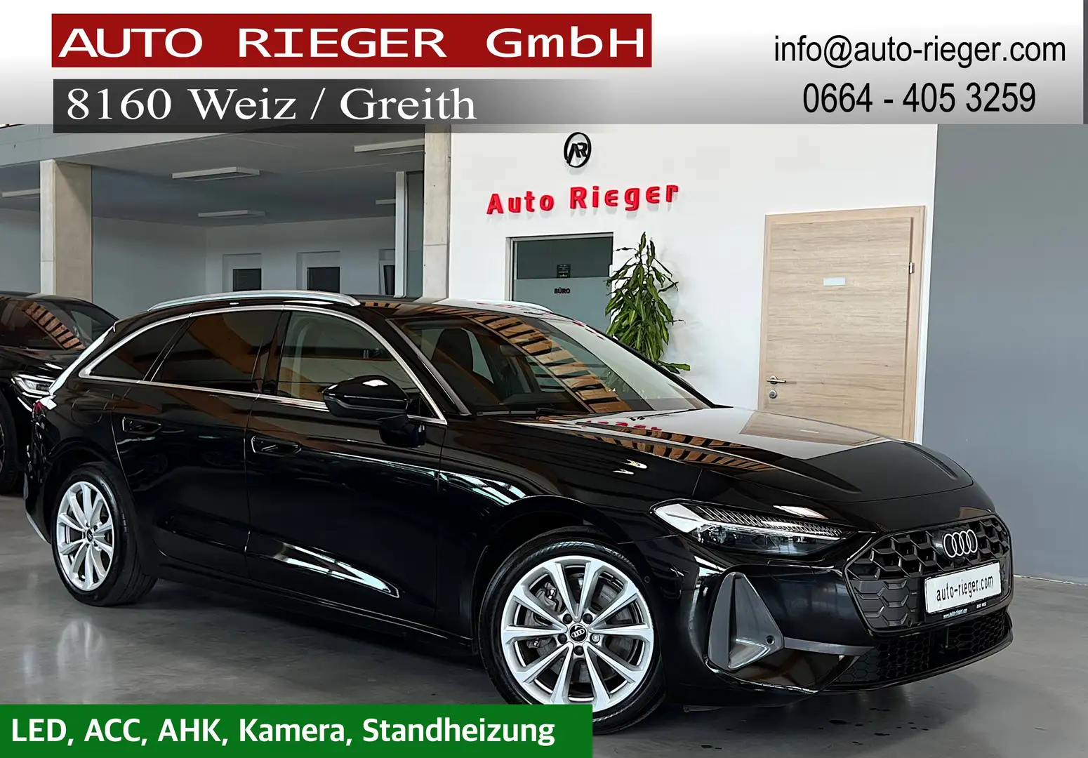 Audi A5 Avant TDI quattro 150 kW AHK, LED, Standheizung Schwarz - 1