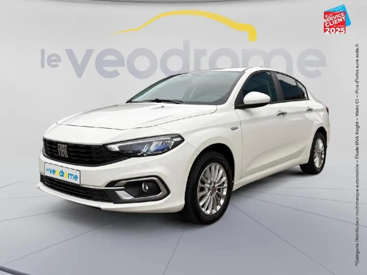 Fiat Tipo 1.6 MultiJet 130ch City Camera Blanc - 1