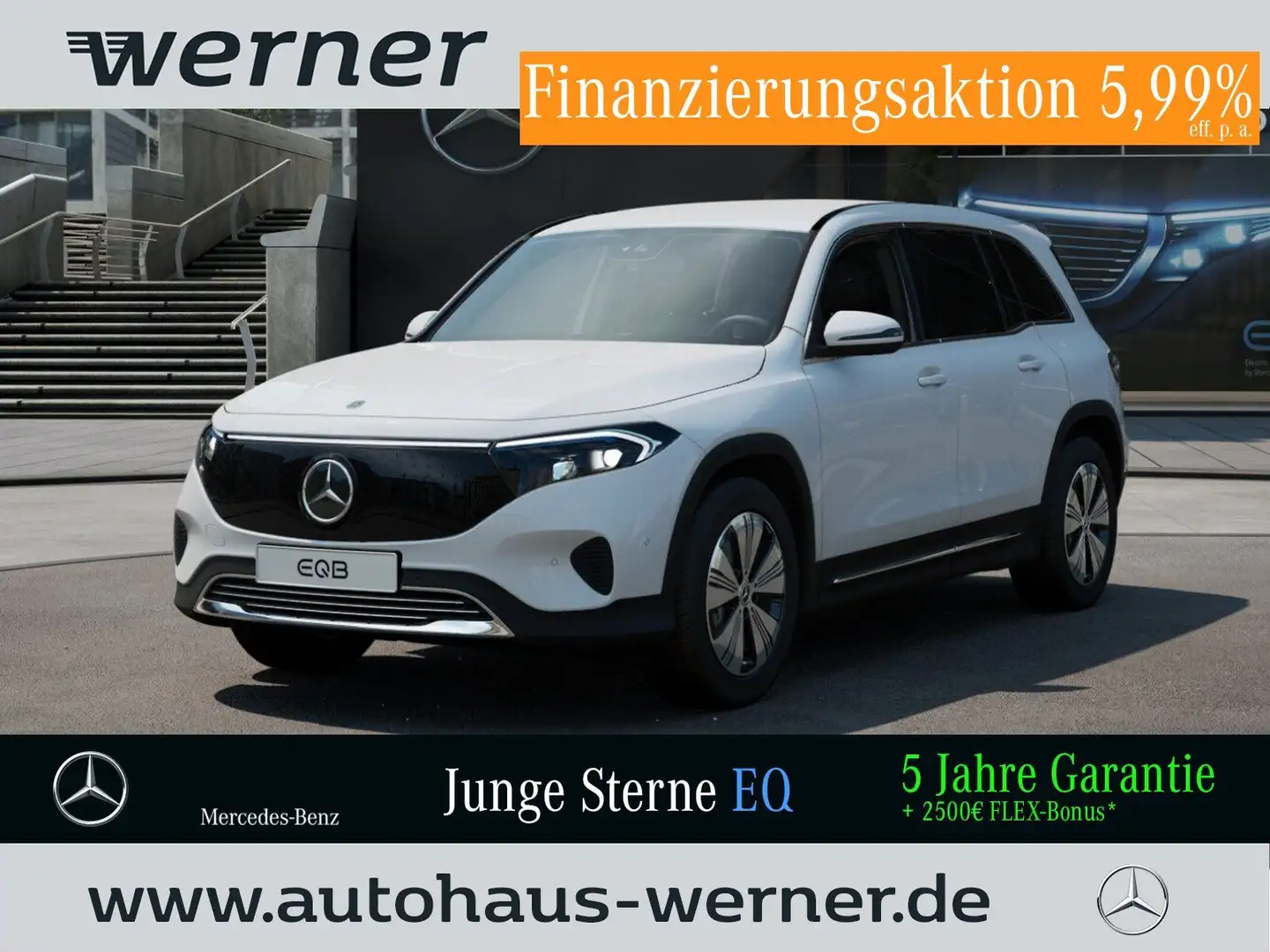 Mercedes-Benz EQB 250 PROG-ADV FAP SOUND WINTER WDGS VZA TOTW Fehér - 1