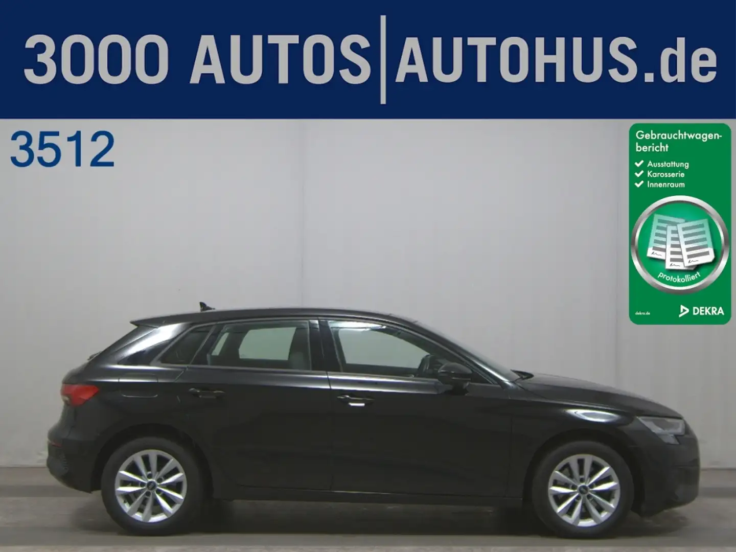 Audi A3 Sportback 30 1.0 TFSI Navi Pano LED B&O vc Noir - 1