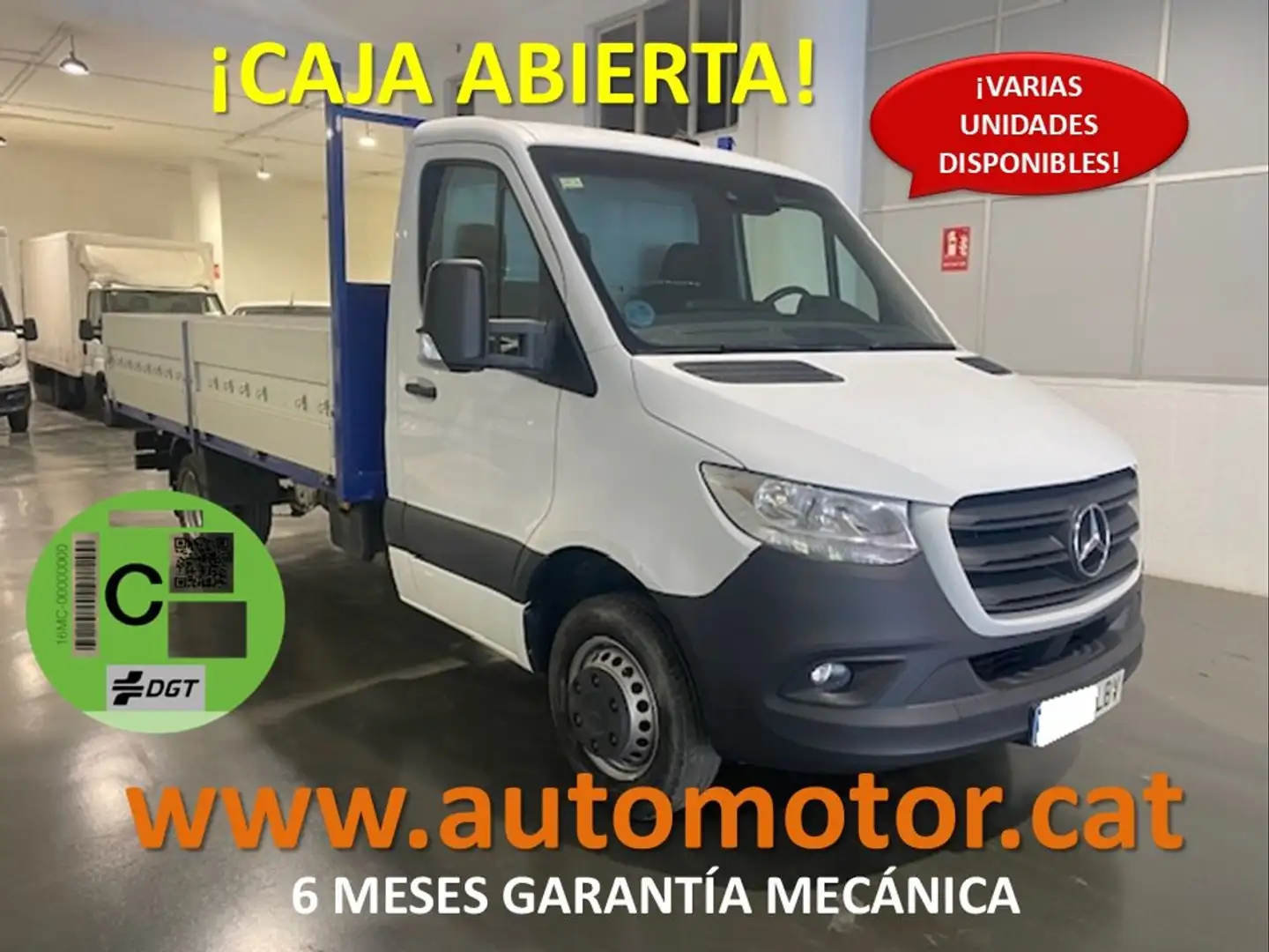 Mercedes-Benz Sprinter 511 CDI Largo Caja Abierta Blanco - 1