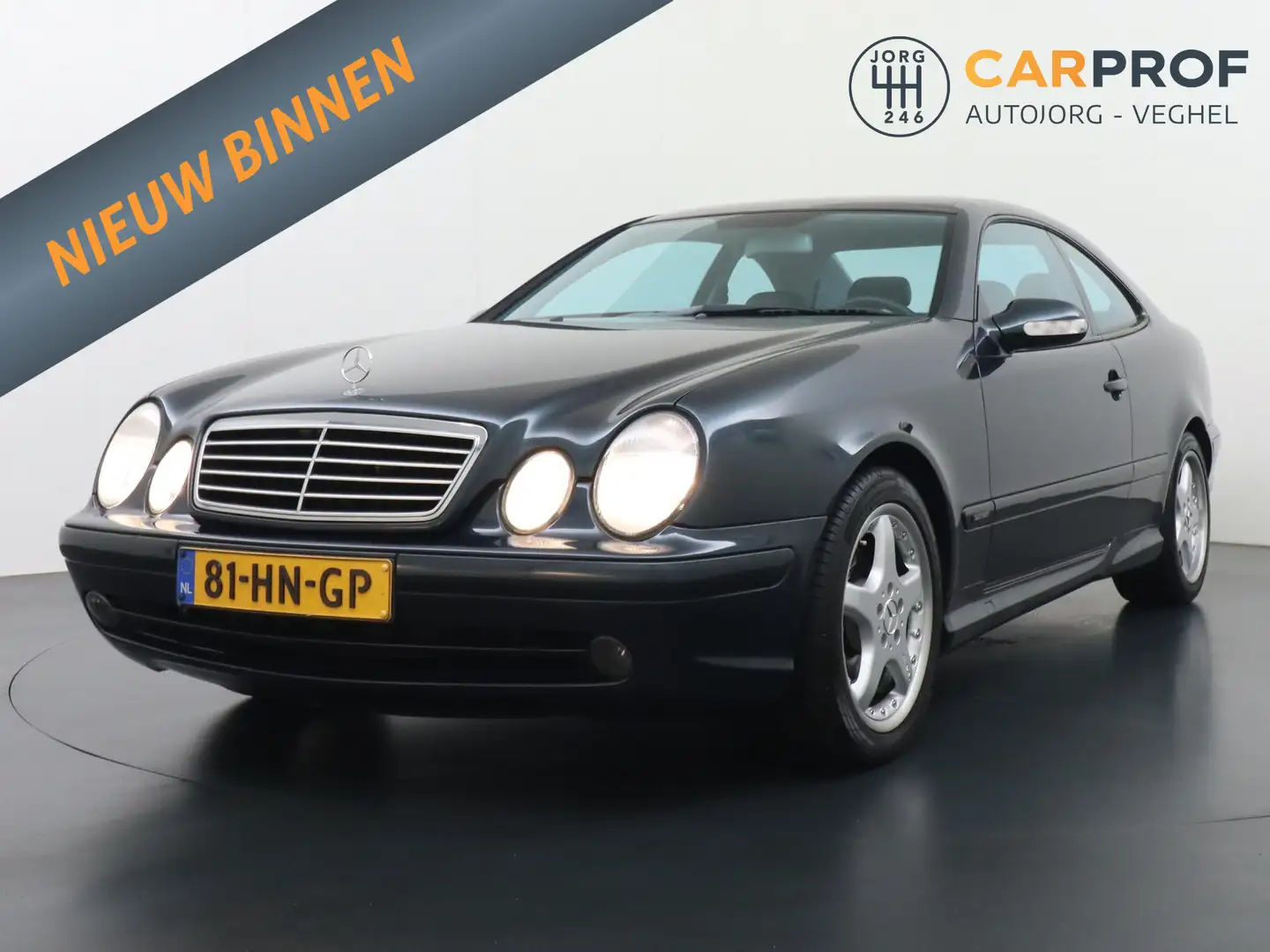 Mercedes-Benz CLK 200 Coupé K. Elegance Dealer onderhouden Leder Automaa Zwart - 1