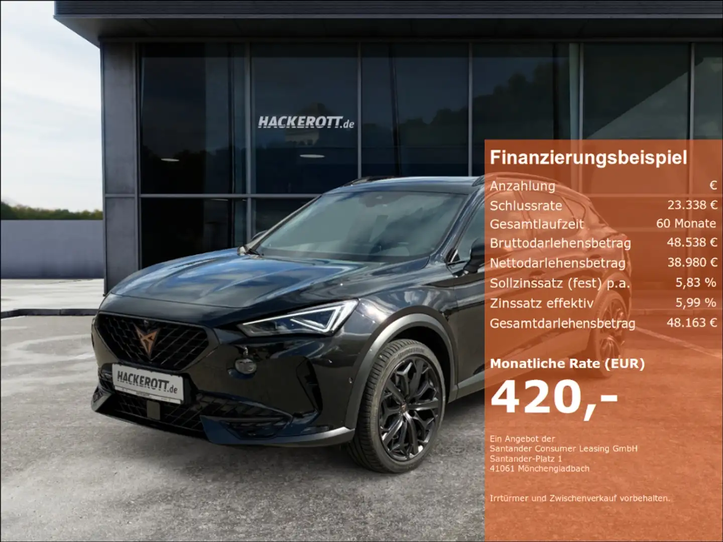 CUPRA Formentor VZ Tribe Edition 4Drive 2.0 TSI LED AHK Pano Schwarz - 1