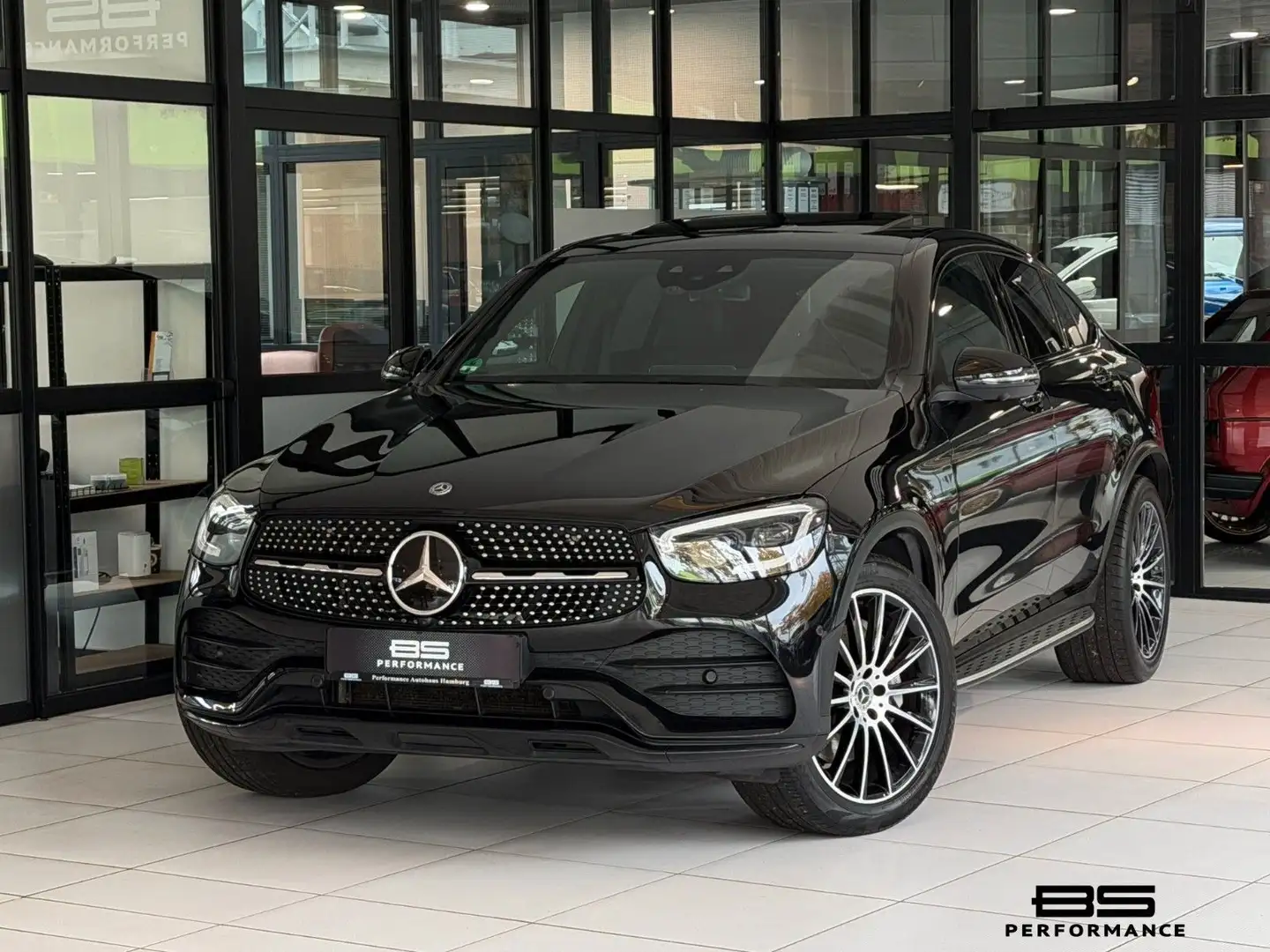Mercedes-Benz GLC 300 D COUPE 4M |AMG|NIGHT|ACC|K-GO|HUD|360°| Noir - 1