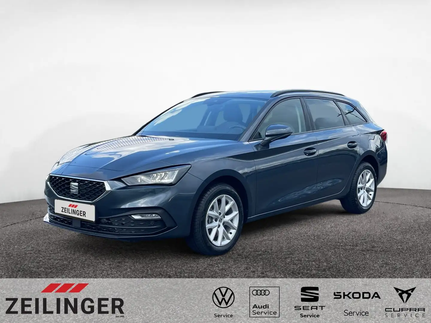 SEAT Leon Sportstourer Style 2.0 TDI DSG|AHK|NAVI|ACC Grau - 1