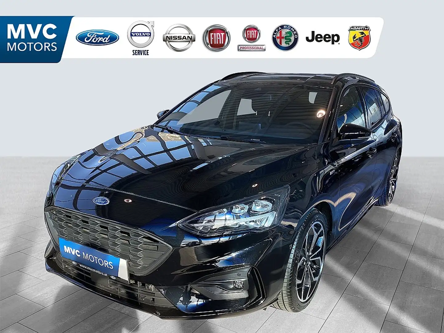 Ford Focus Traveller 1,0 EcoBoost ST-Line Aut. Zwart - 1