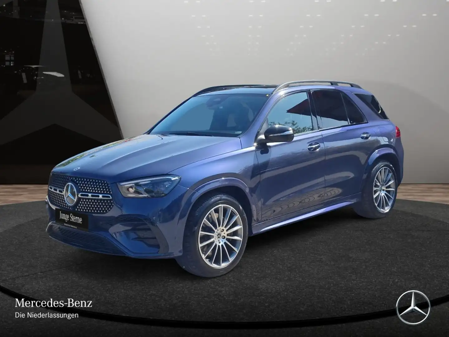 Mercedes-Benz GLE 400 e 4M AMG+NIGHT+PANO+360+AHK+MULTIBEAM+21" Blau - 2