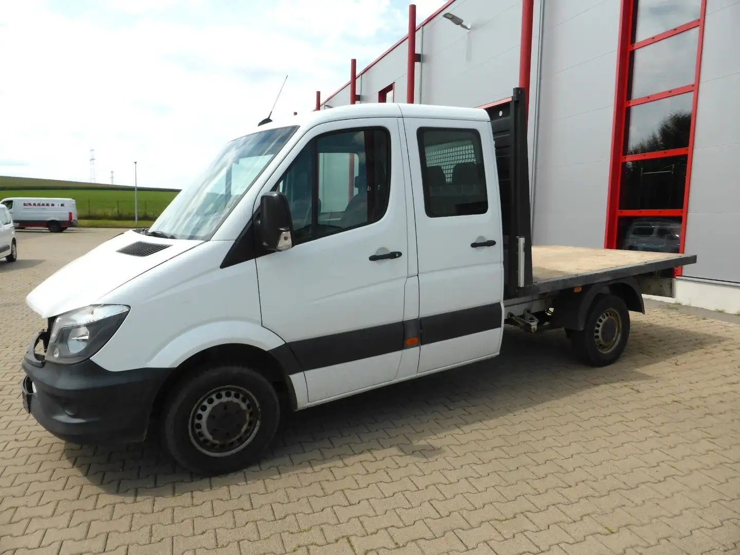 Mercedes-Benz Sprinter 316 CDI Pritsche/Doka 6-Sitzer Weiß - 2