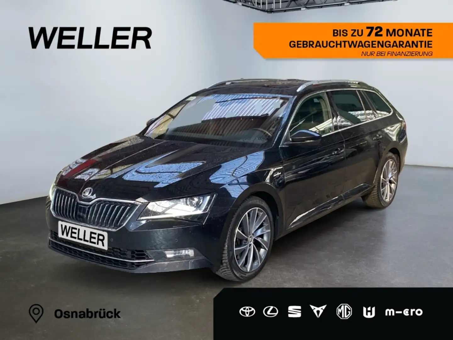 Skoda Superb Combi 2.0 TSI 4x4 DSG L&K*Pano*Leder*Kamera* Noir - 1