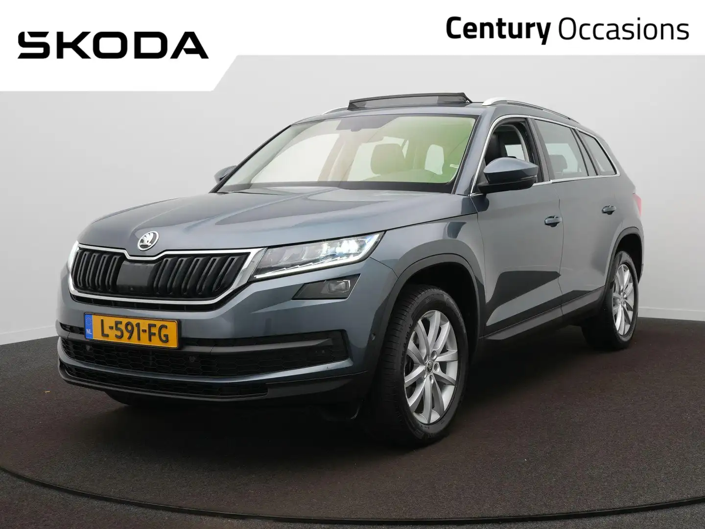 Skoda Kodiaq 1.5 TSI Business Edition Plus DSG / Panoramadak / Grijs - 1