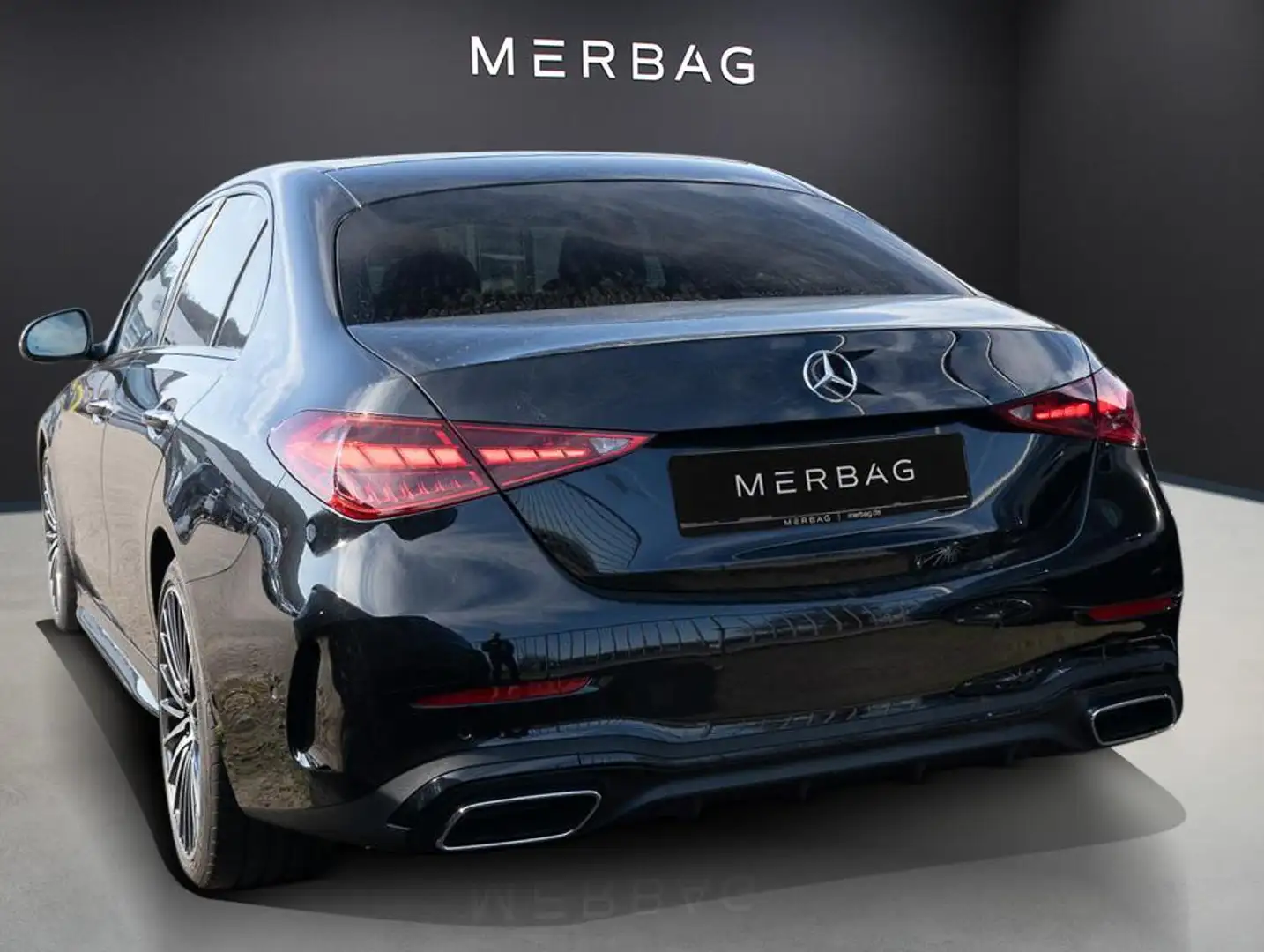 Mercedes-Benz C 300 4MATIC Pano S-Sitz ACC KeyLess ParkAss. Schwarz - 2