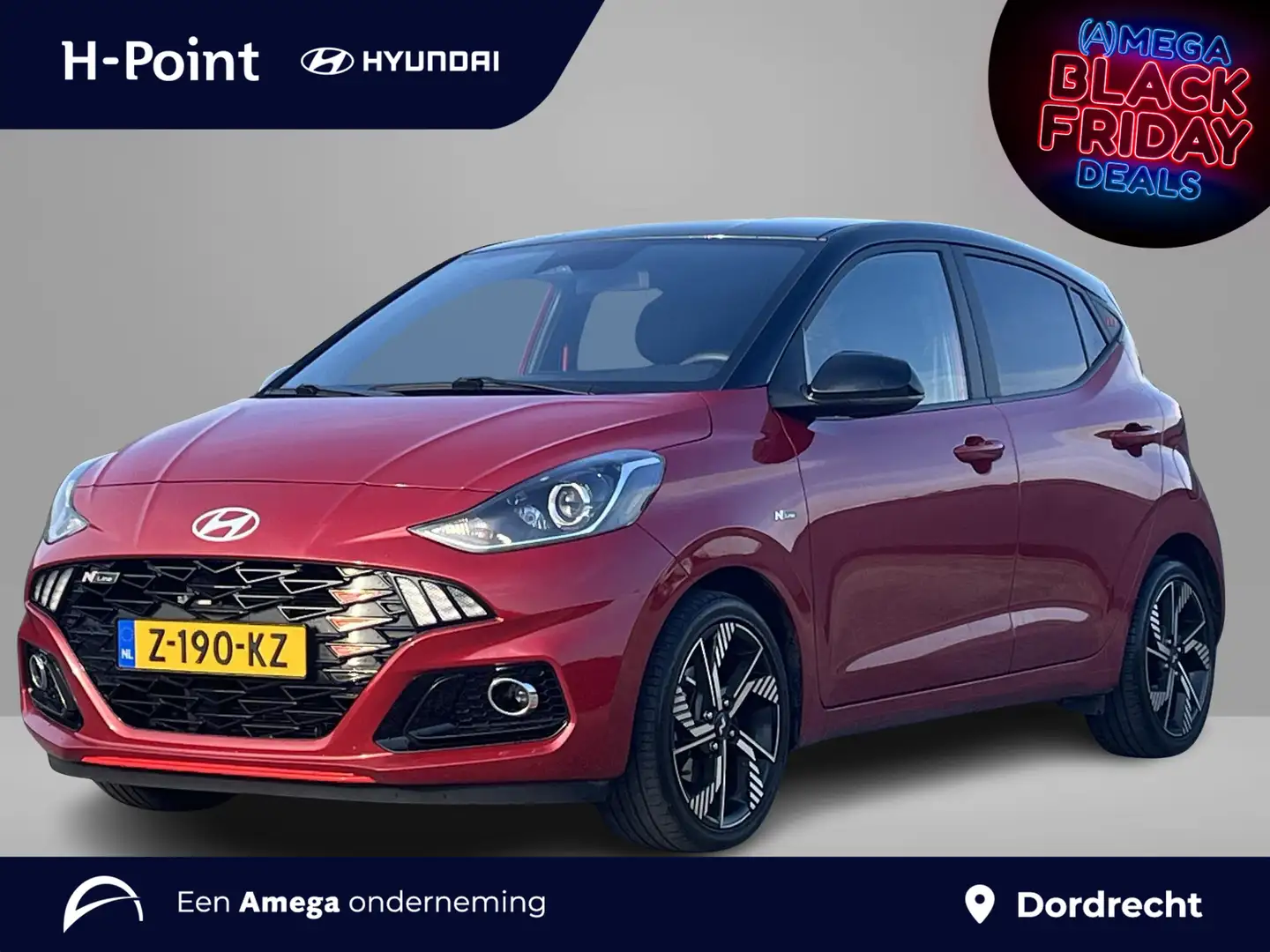Hyundai i10 1.0 T-GDI 100PK N Line 5-zits | Navigatie | Achter Rouge - 1