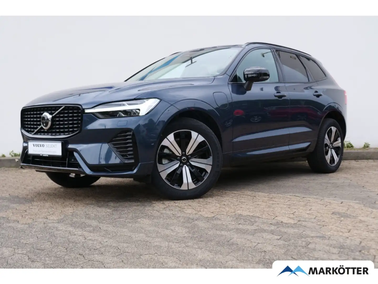 Volvo XC60 T6 AWD Plus Dark Recharge STHZ/BLIS/360CAM Blau - 1