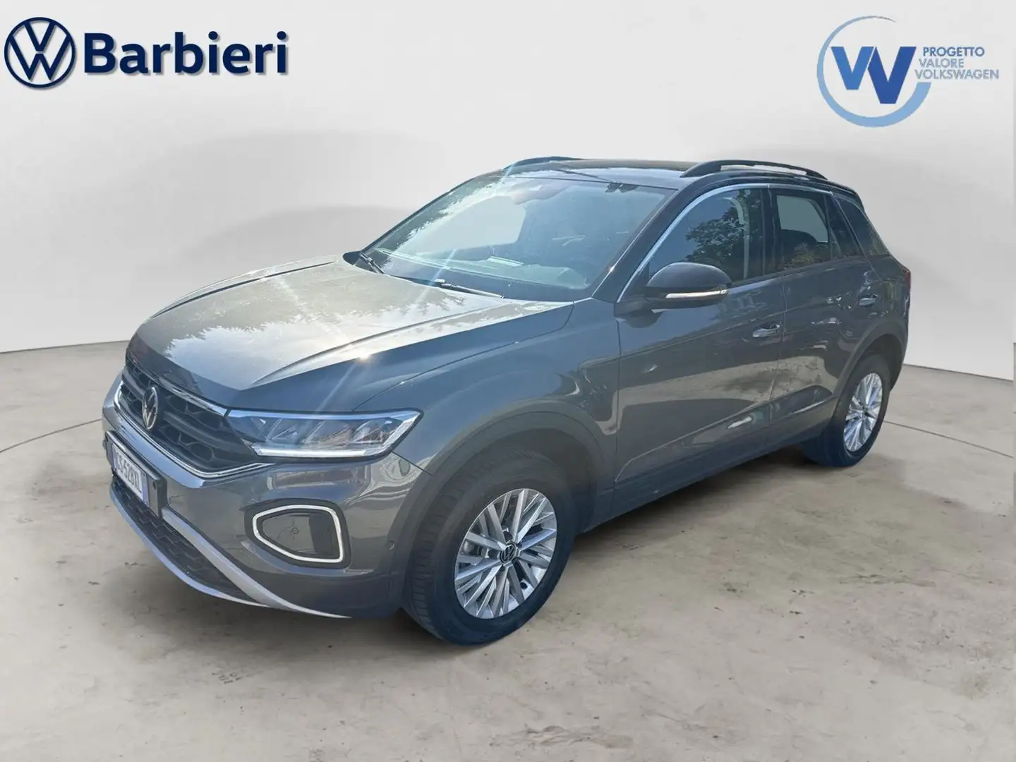 Volkswagen T-Roc 1.5 TSI ACT DSG Life IVA ESPOSTA Grigio - 1
