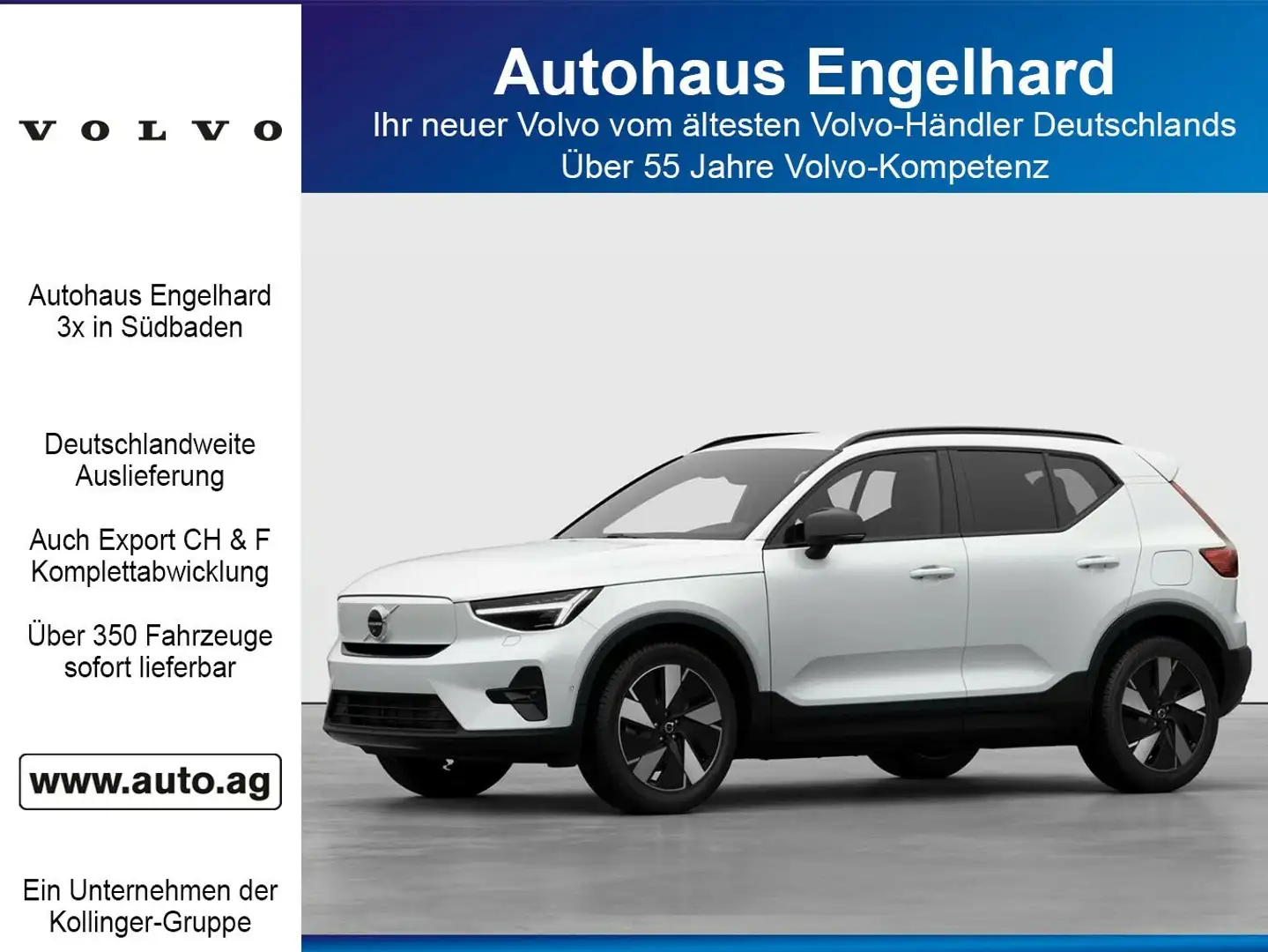 Volvo EX40 SINGLE EXTENDED 82kWh PLUS MY26 Weiß - 1